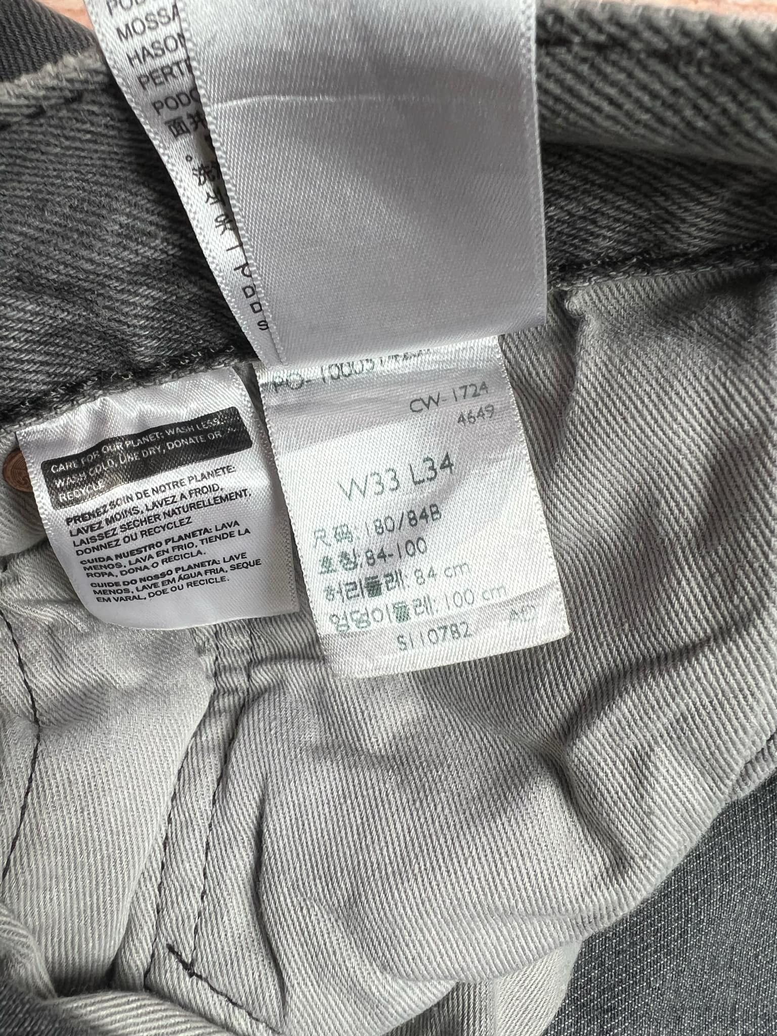 Levi's Levi's 501 denim pants 33x34 size Size US 33 - 3 Thumbnail