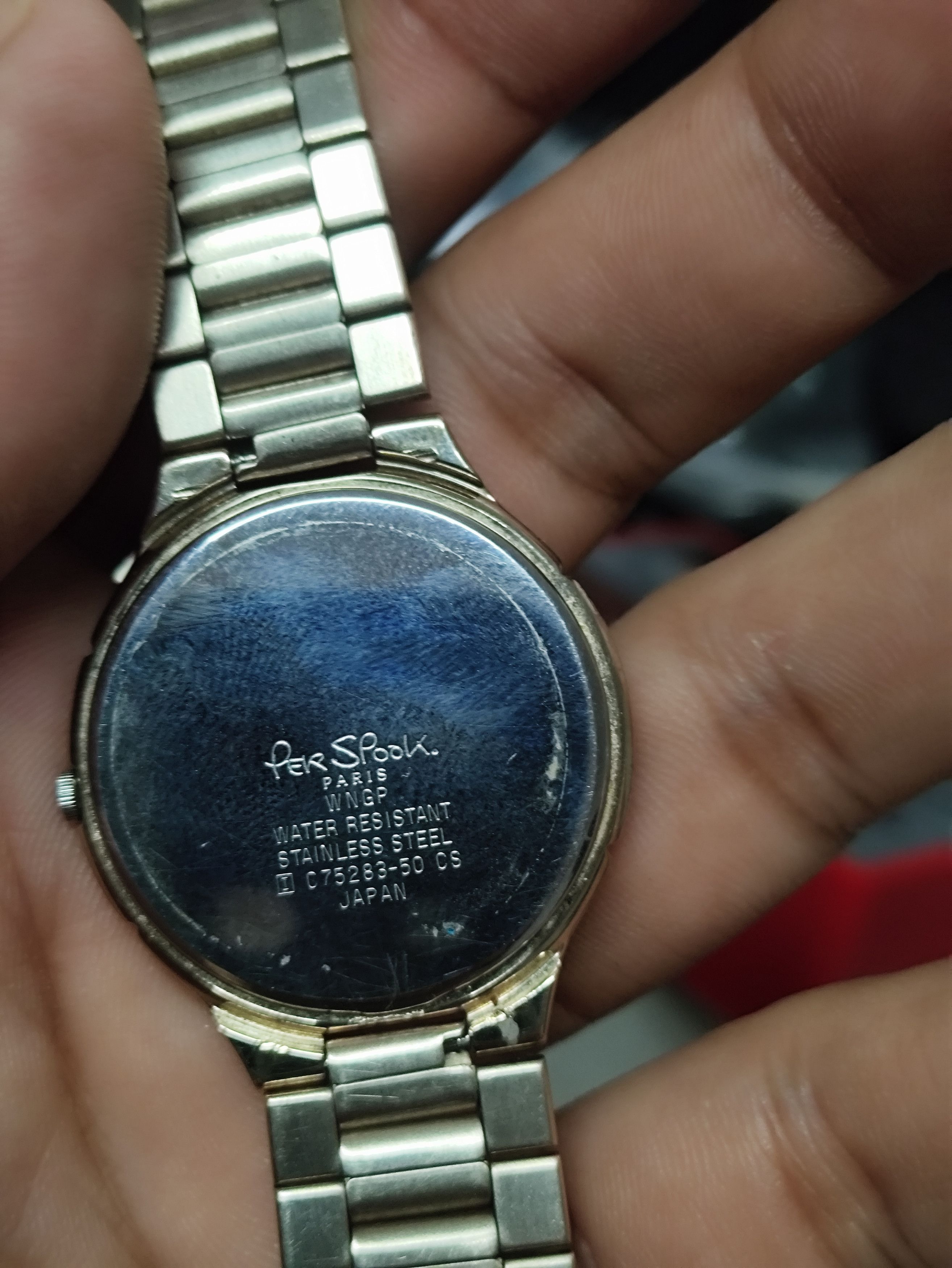 Designer × Vintage Designer Watch "PER SPOOK PARIS" Vintage Quartz Watch Stuff Size ONE SIZE - 8 Thumbnail