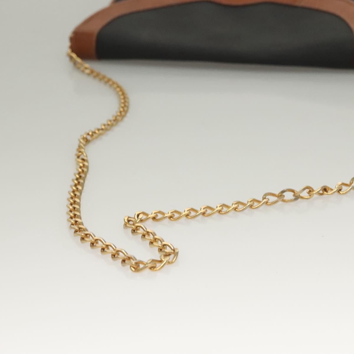 Dior DIOR Chain Shoulder Bag Leather Black Gold Size ONE SIZE - 7 Thumbnail