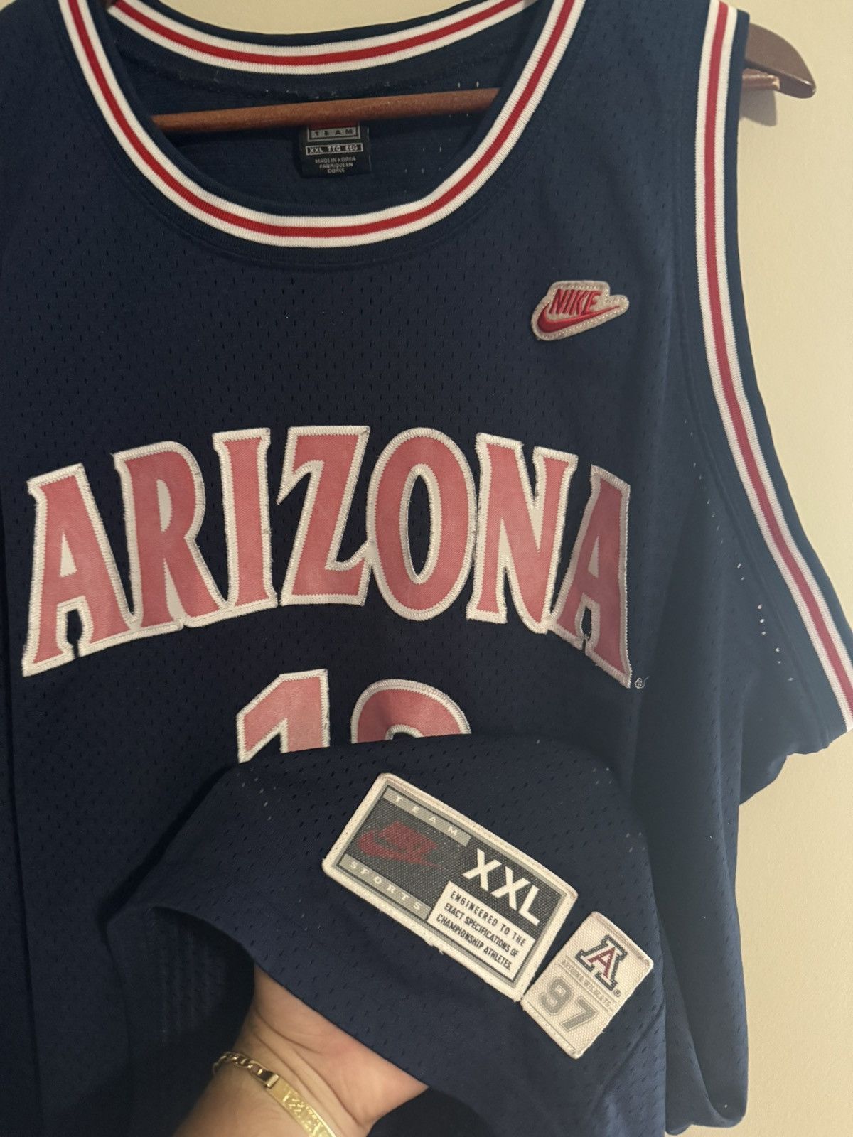 Nike Vintage Arizona Mike Bibby Nike Jersey Size US XXL / EU 58 / 5 - 2 Thumbnail