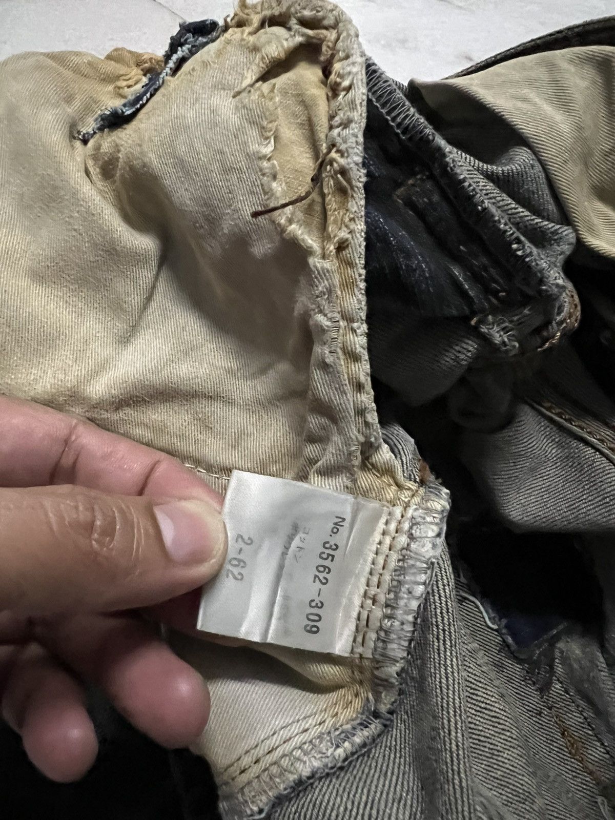 Japanese Brand × Schlussel SCHLUSSEL MULTIPOCKET RIPPED JEAN Size US 30 / EU 46 - 20 Thumbnail