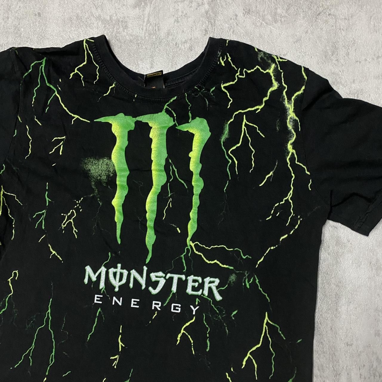 Other Black and green Monster Energy graphic tee #skater Size US XXS / EU 40 - 2 Thumbnail