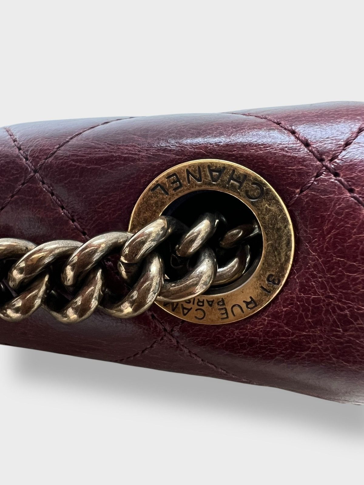 Chanel Chanel Perfect Edge Flap Burgundy Size ONE SIZE - 3 Thumbnail
