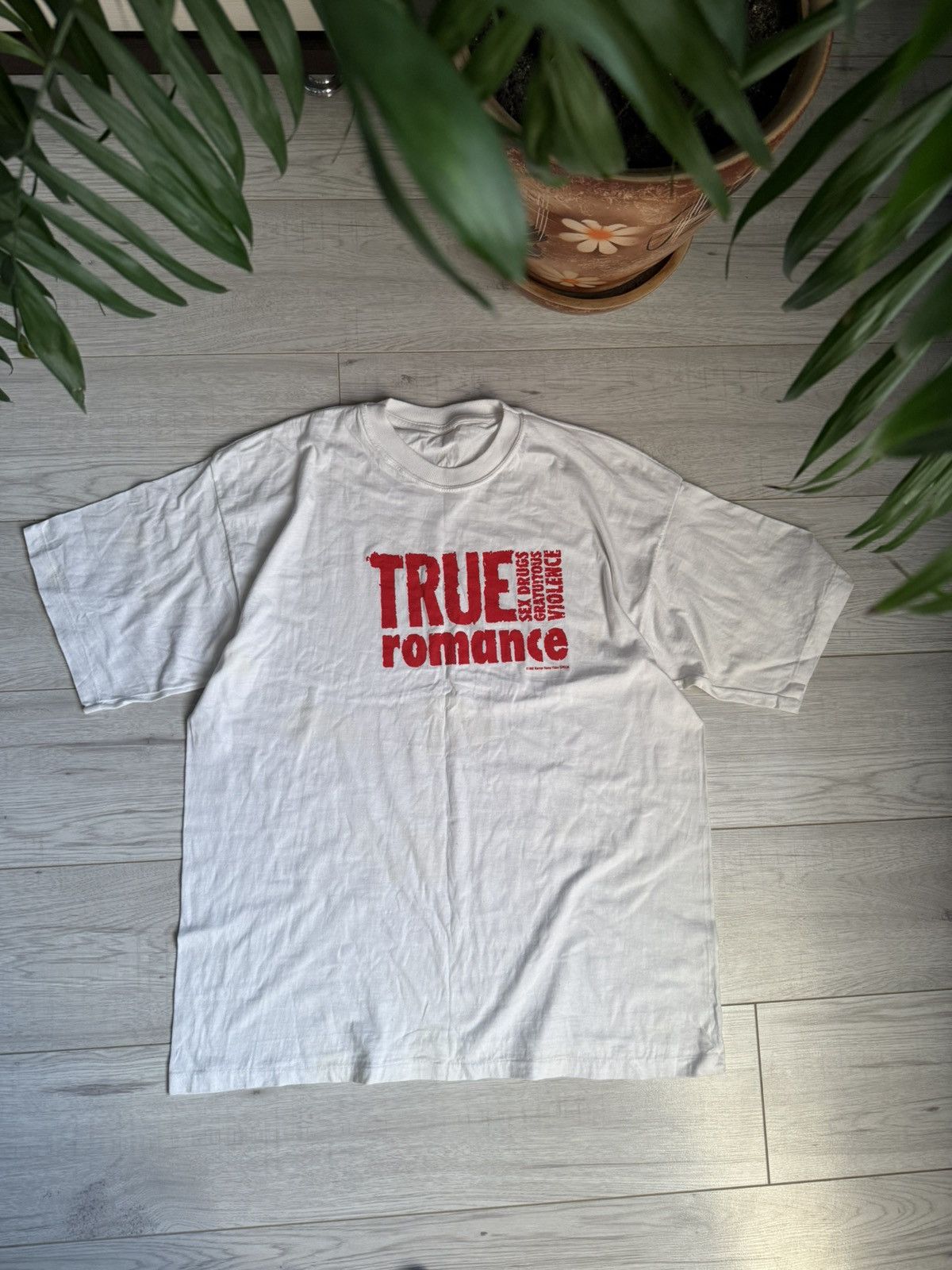 Vintage Cintage Shirt True Romance Sex Drugs 1995 Size US L / EU 52-54 / 3 - 1 Thumbnail