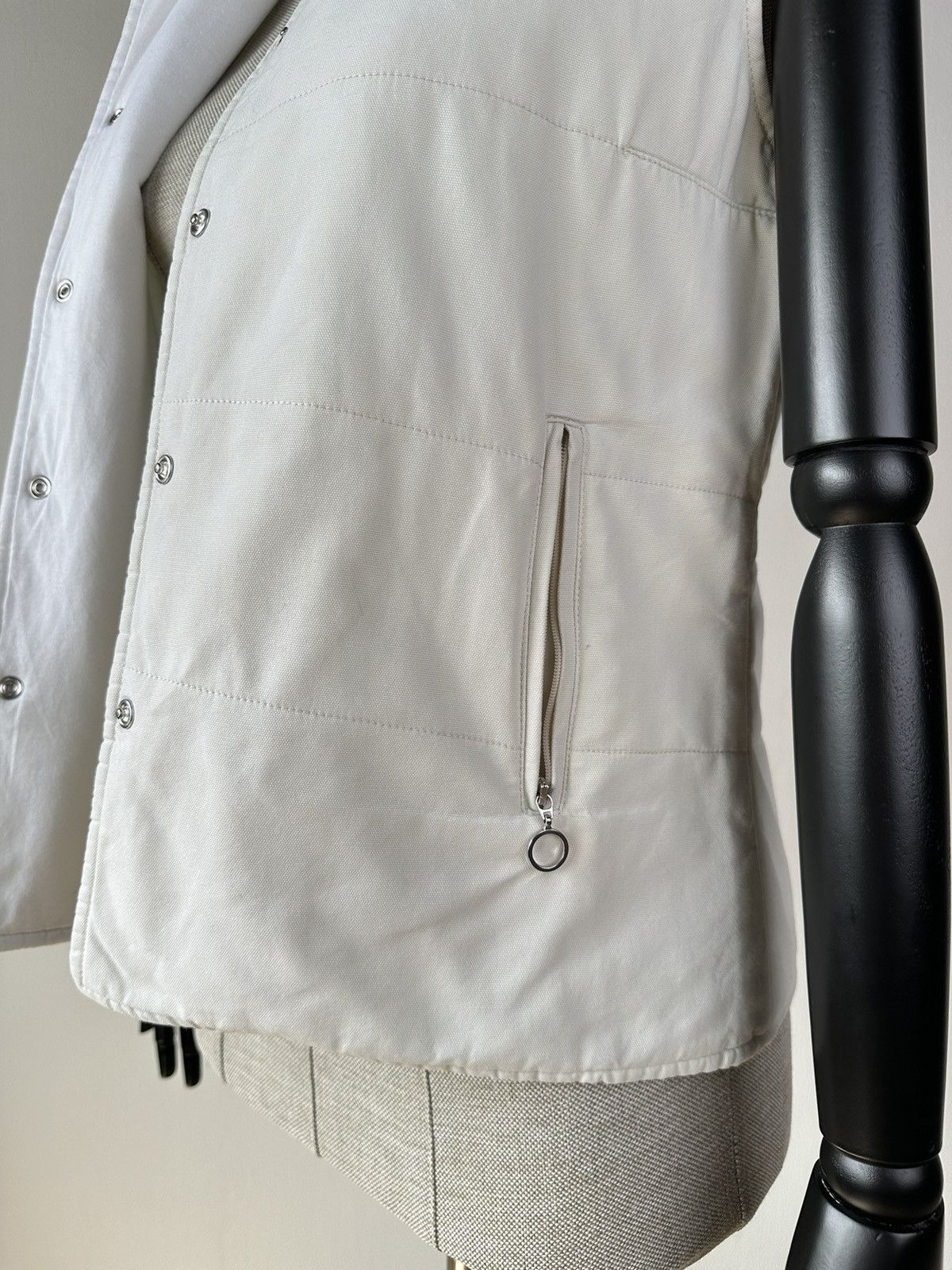 Brunello Cucinelli Vintage BRUNELLO CUCINELLI Cotton Women’s Vest Jacket Gilet Size L / US 10 / IT 46 - 16 Thumbnail