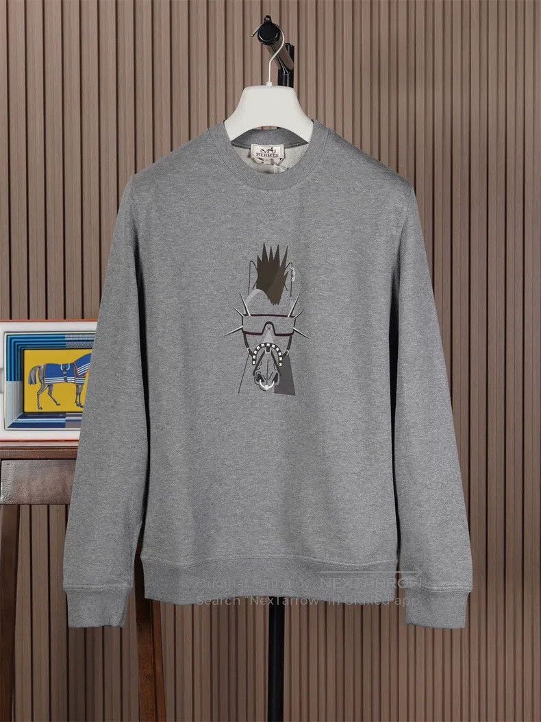 Hermes Hermes Men's Crewneck Sweatshirt Size US L / EU 52-54 / 3 - 1 Thumbnail