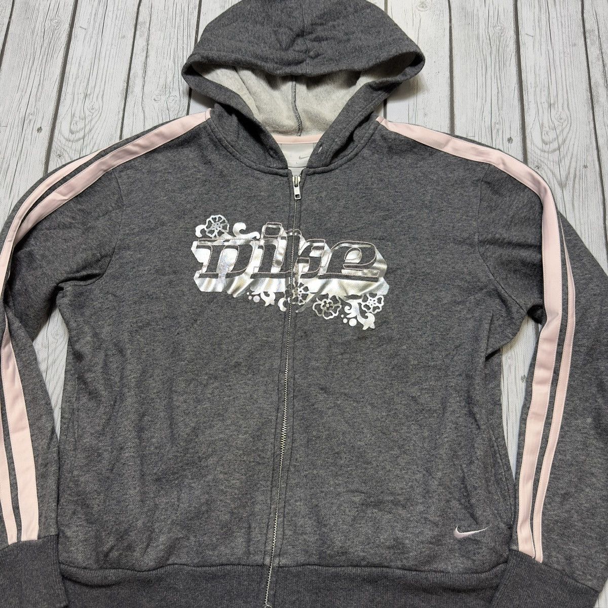 Nike × Vintage Vintage Nike hoodie Size L / US 10 / IT 46 - 3 Thumbnail