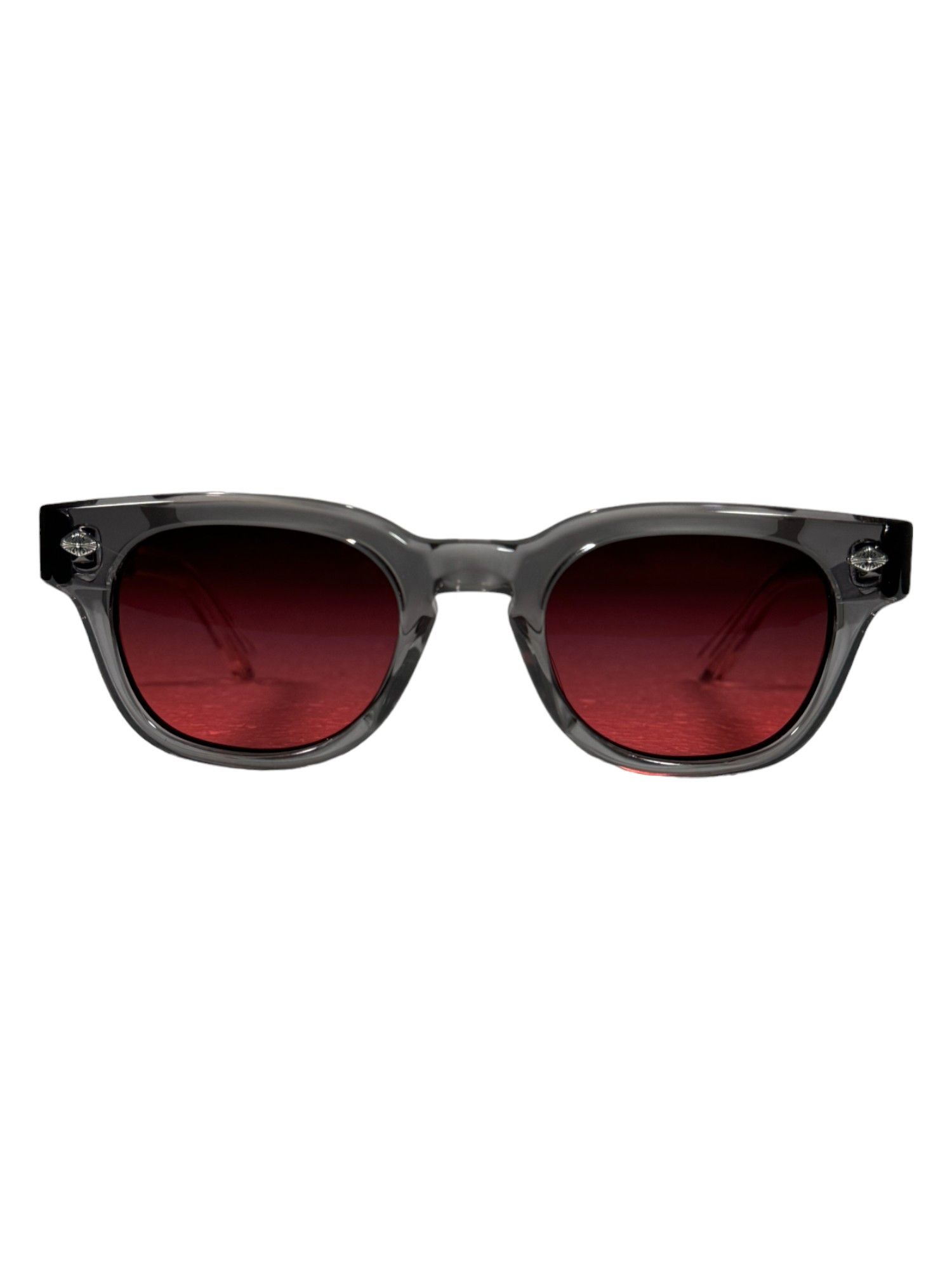Chrome Hearts Red Lens Silver Cross Sunglasses 'Jenna Tail Yea' Graphite Size ONE SIZE - 2 Thumbnail