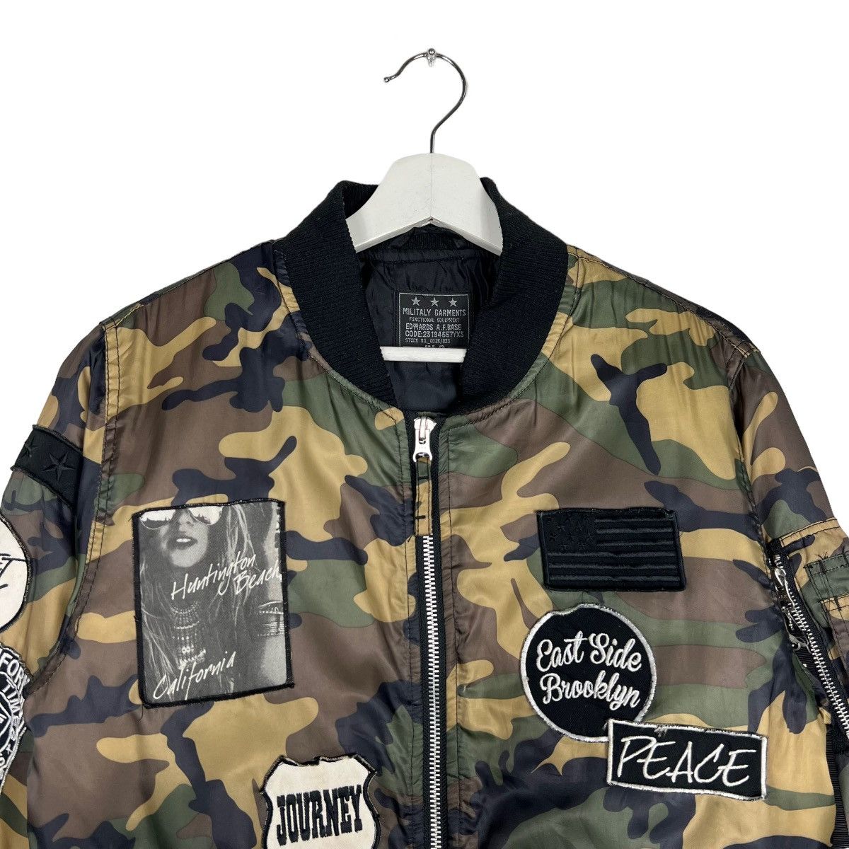 Japanese Brand 🔥 RIOT RIOT EDWARDS CAMO BOMBER JACKET Size US L / EU 52-54 / 3 - 3 Thumbnail