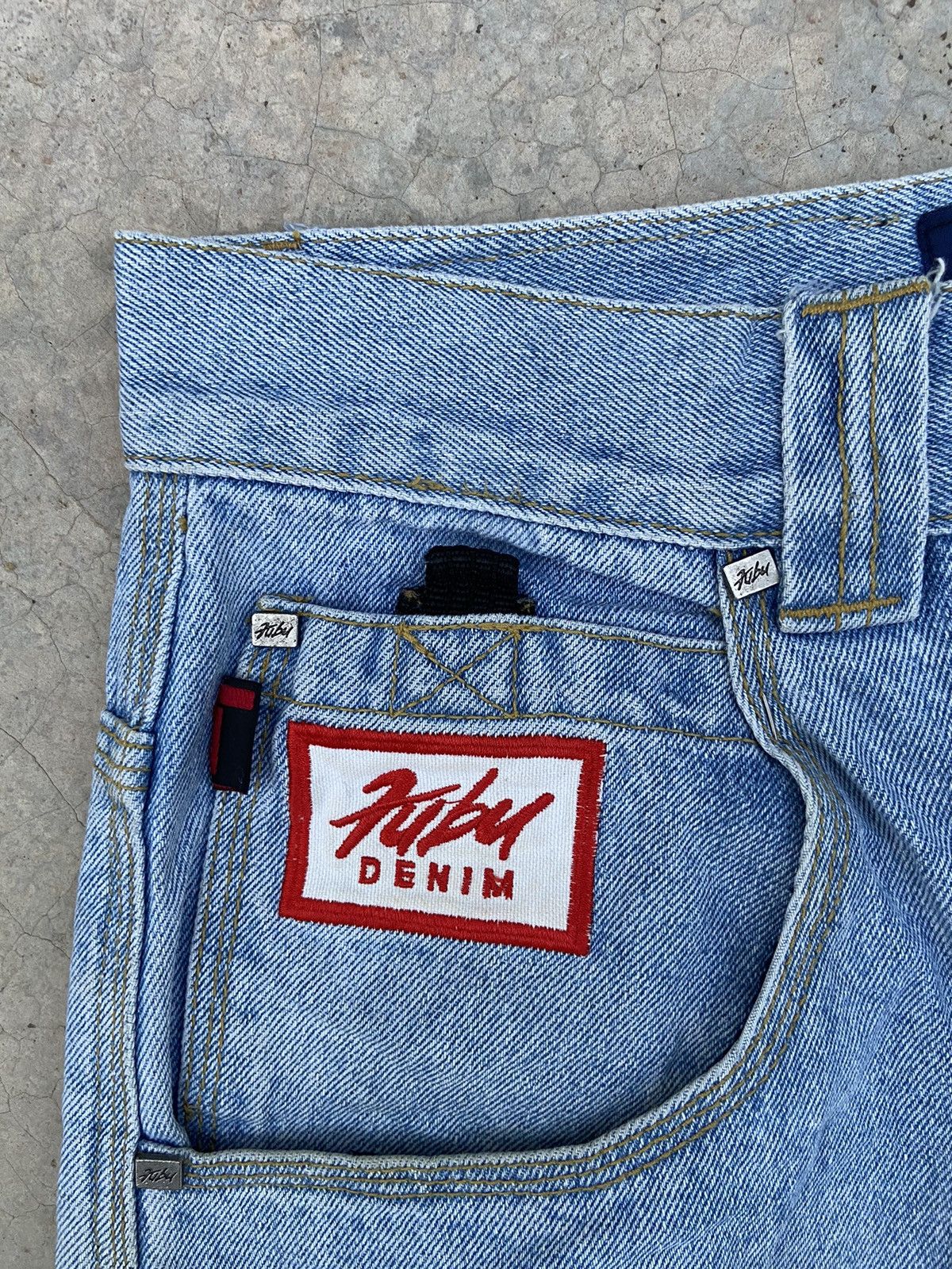 Fubu 🔥 Vintage y2k FUBU jeans baggy pants street fashion jnco Size US 30 / EU 46 - 8 Thumbnail