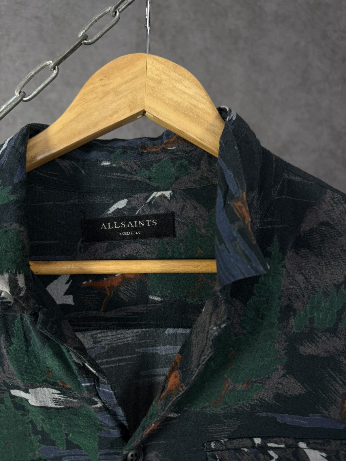 Allsaints Allsaints art crazy designer shirt Size US M / EU 48-50 / 2 - 4 Thumbnail