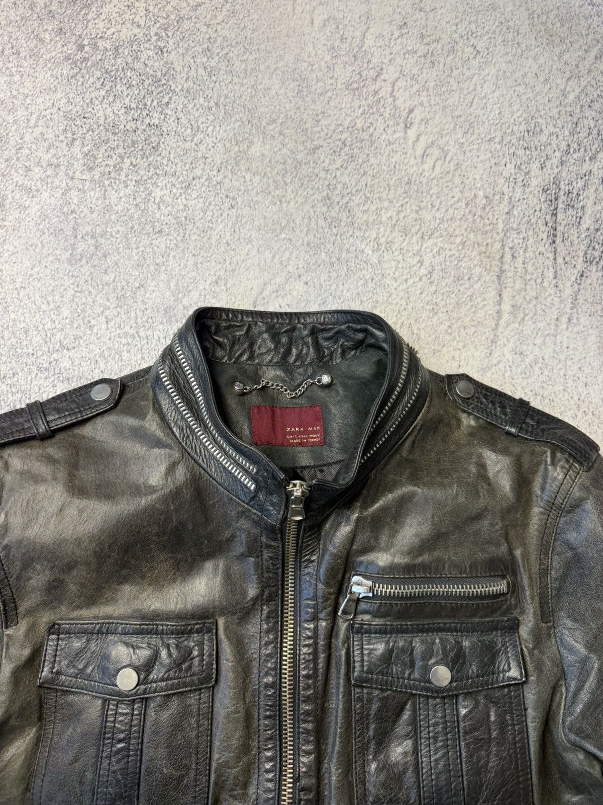 Leather Crazy True Vintage Cycle Rider Leather Jacket Biker Rare Y2K Size US L / EU 52-54 / 3 - 15 Thumbnail