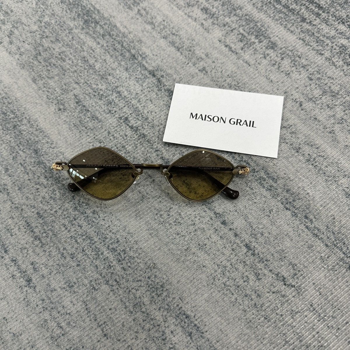 Chrome Hearts CHROME HEARTS DIAMOND DOG SAND - CLASSIC BROWN SUNGLASSES Size ONE SIZE - 3 Thumbnail