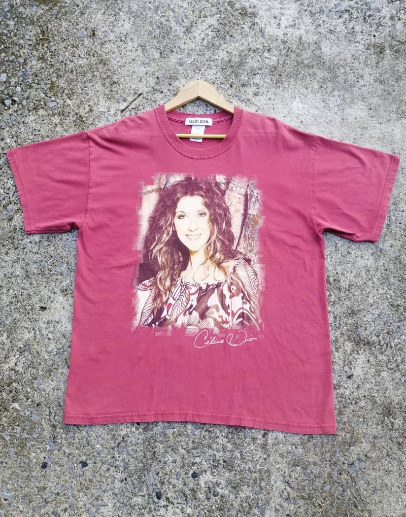 Vintage Vintage Celine Dion Photo Tee Size US XL / EU 56 / 4 - 1 Thumbnail