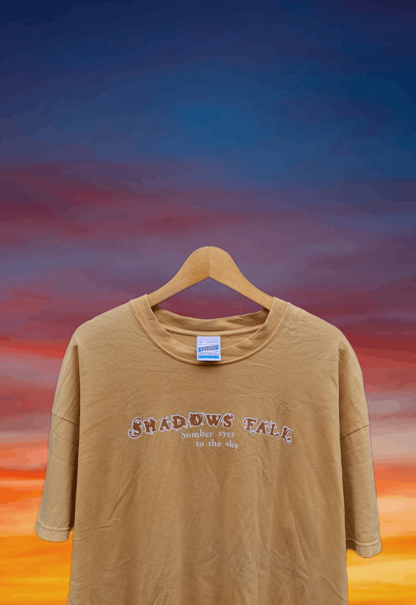 Band Tees Vintage 90s Shadows fall somber eyes to the sky t-shirt Size US XL / EU 56 / 4 - 3 Thumbnail