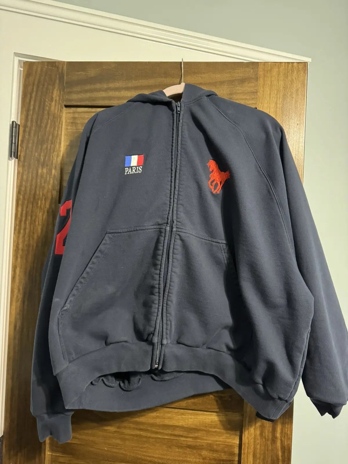 Balenciaga Polo Hoodie | Grailed