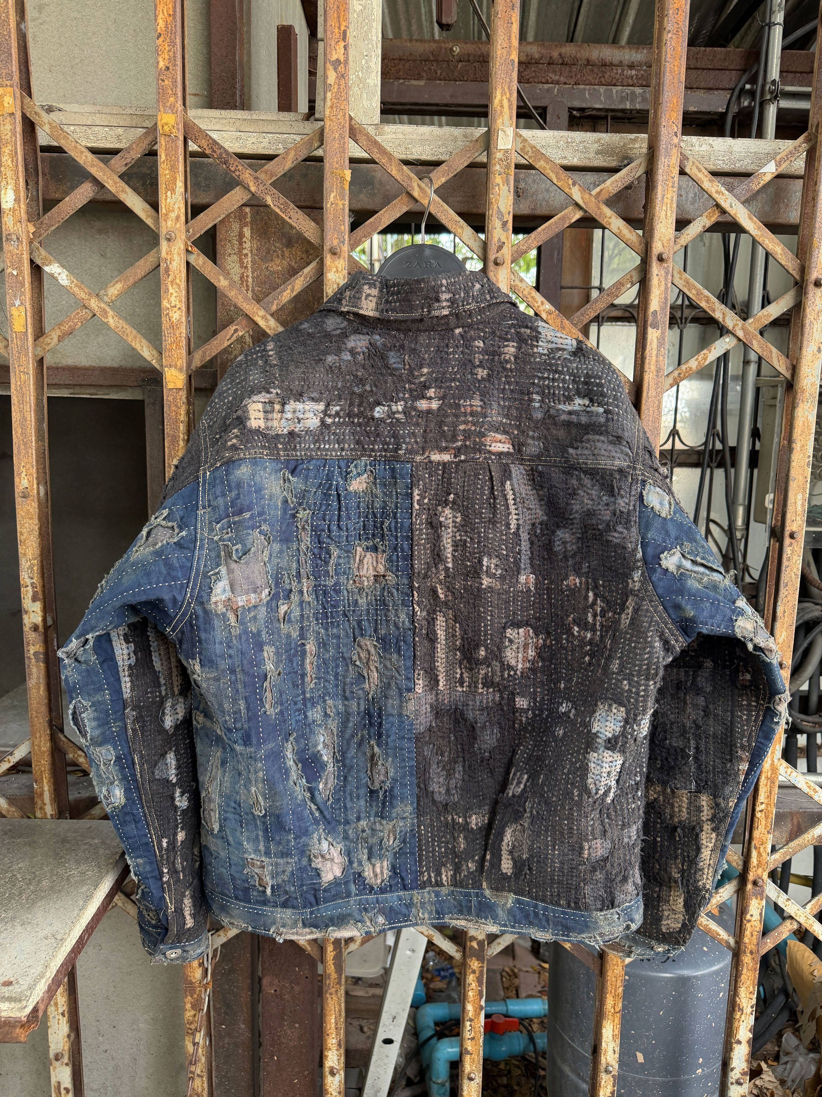 Japanese Brand 1/1 Boro Patchwork Denim Jacket Size US L / EU 52-54 / 3 - 8 Thumbnail