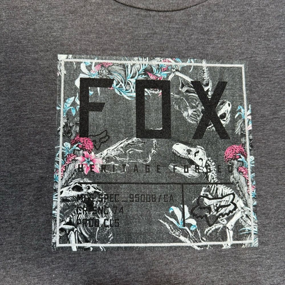 Fox Racing Fox Racing Mens Heritage Forger SS Tech Grey T-Shirt Size L Size US L / EU 52-54 / 3 - 3 Thumbnail