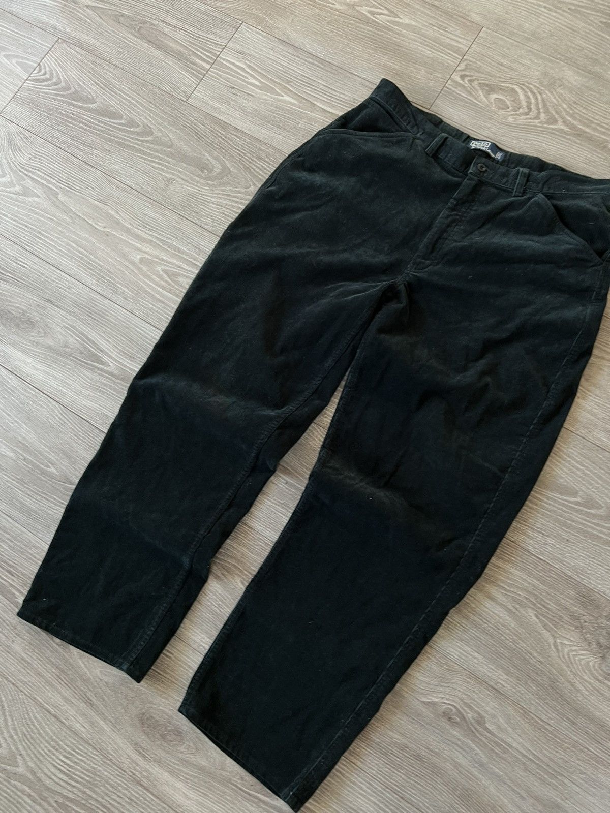 Polo Ralph Lauren × Ralph Lauren × Vintage ‼️Polo by Ralph Lauren Vintage Welur Teddy Casual Patch Pants Size US 36 / EU 52 - 5 Thumbnail