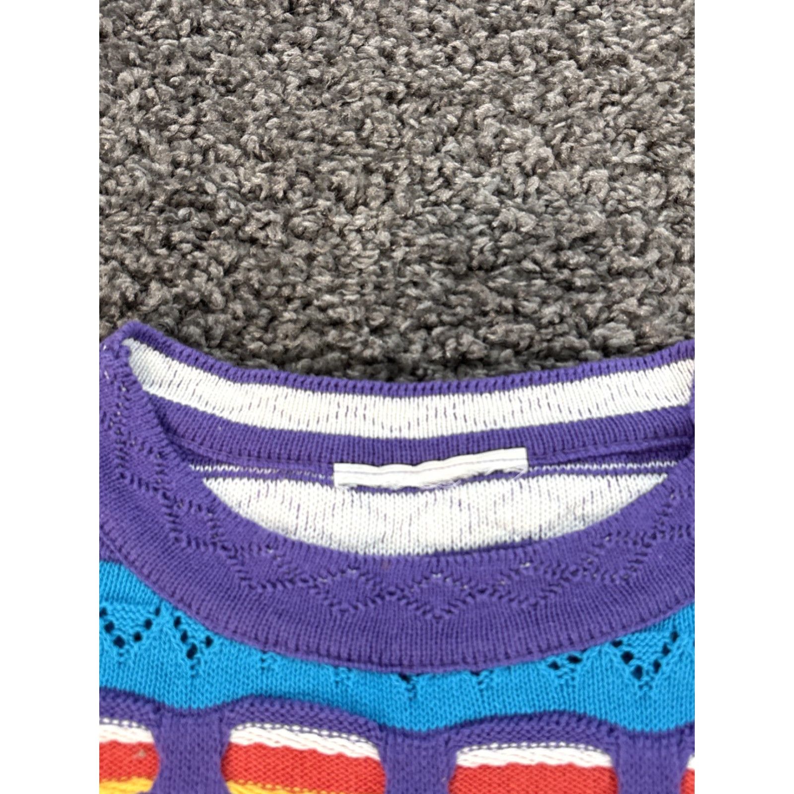 Coogi VINTAGE Coogi Sweater Womens L Purple 90s Cable-Knit Pullover Knit 3D Pink Size L / US 10 / IT 46 - 4 Thumbnail