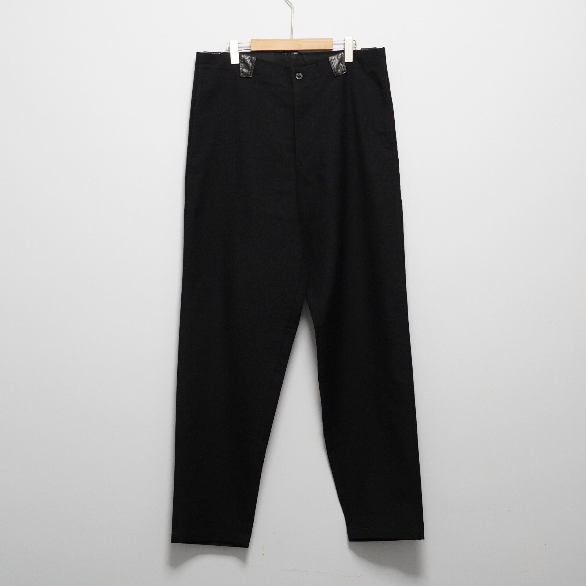 Yohji Yamamoto black long pants by yohji yamamoto Size US 30 / EU 46 - 1 Thumbnail