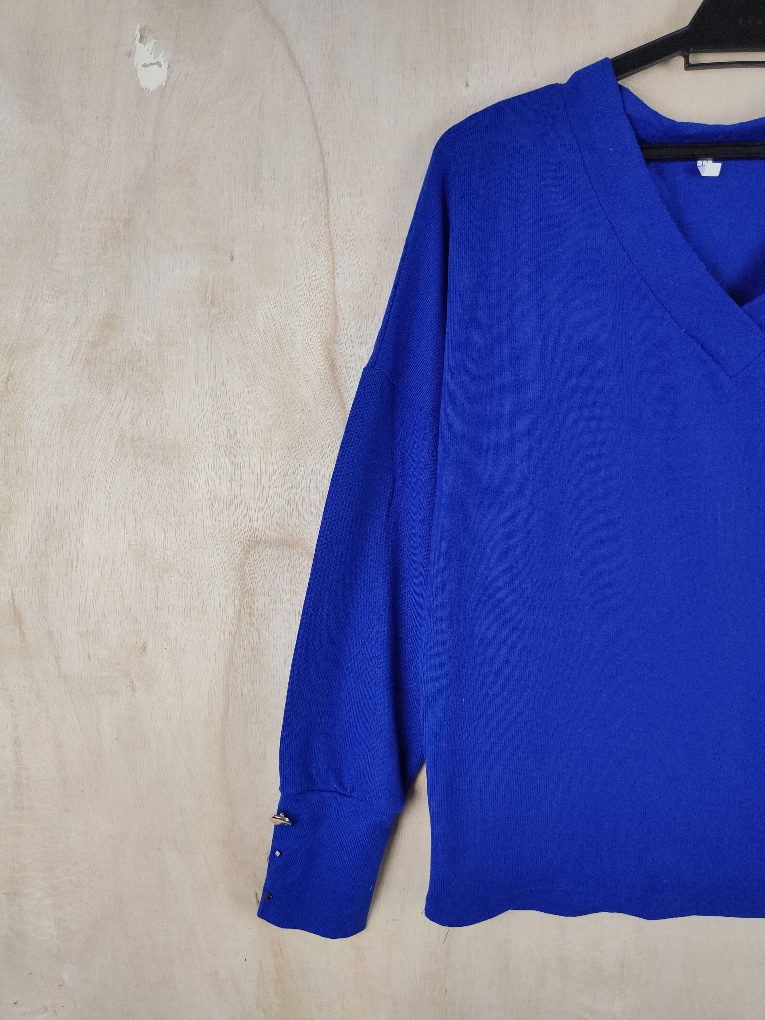 Japanese Brand Japanese Brand Blue Sweatshirts #S2514 Size S / US 4 / IT 40 - 3 Thumbnail