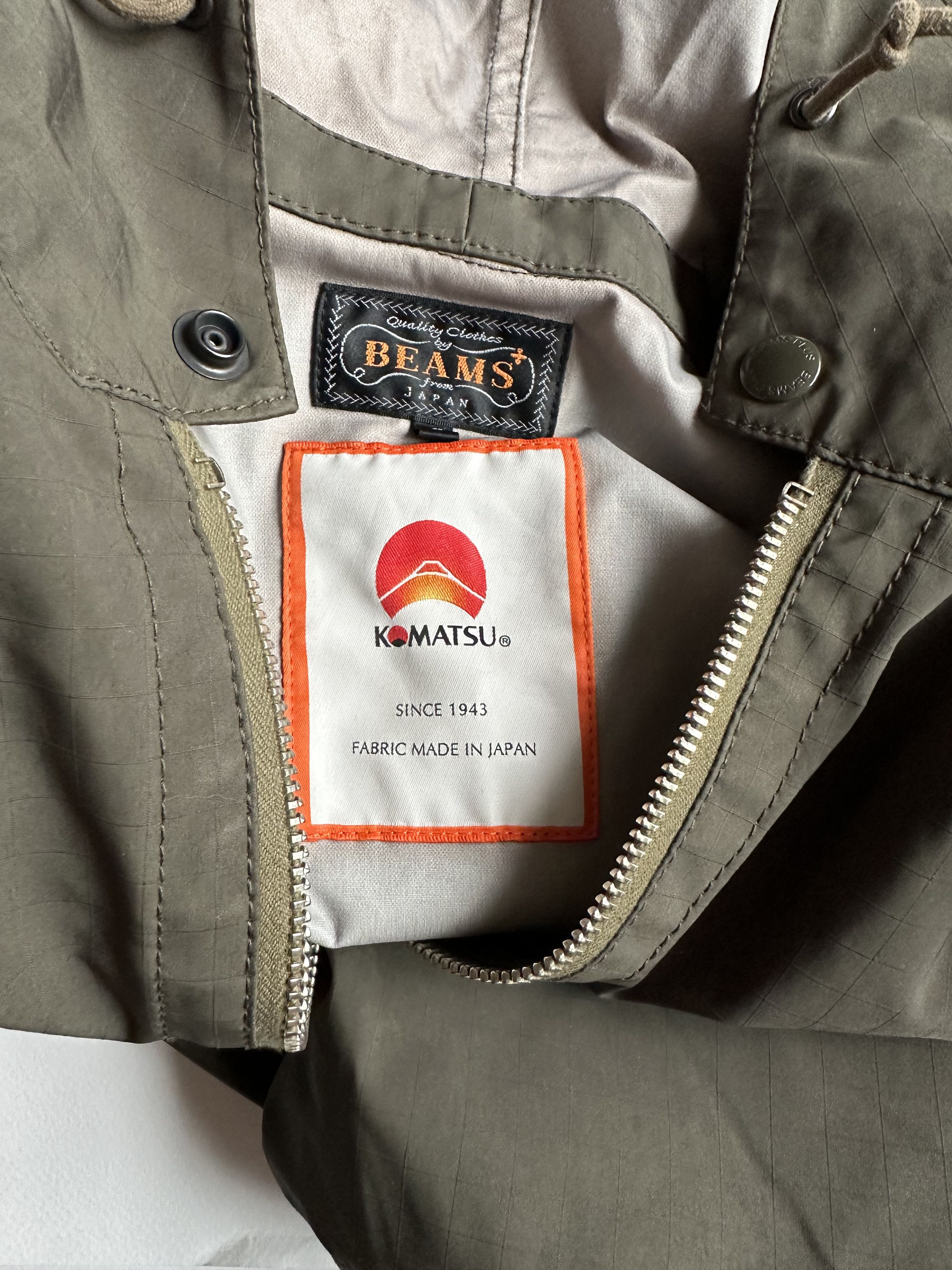 Beams Plus Beams+ x Komatsu Waterproof Anorak Jacket Size US L / EU 52-54 / 3 - 10 Thumbnail