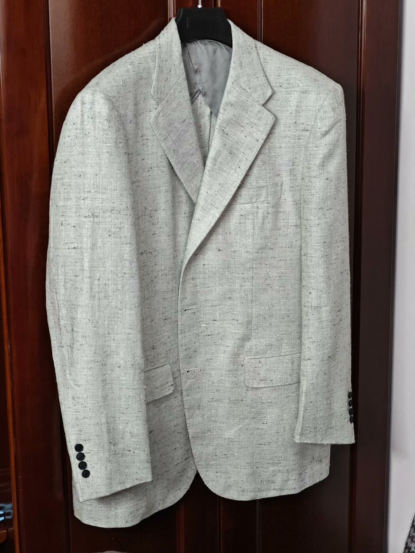 Chester Barrie Chester Barrie Custom Silk Linen Suit Size US XXL / EU 58 / 5 - 1 Thumbnail