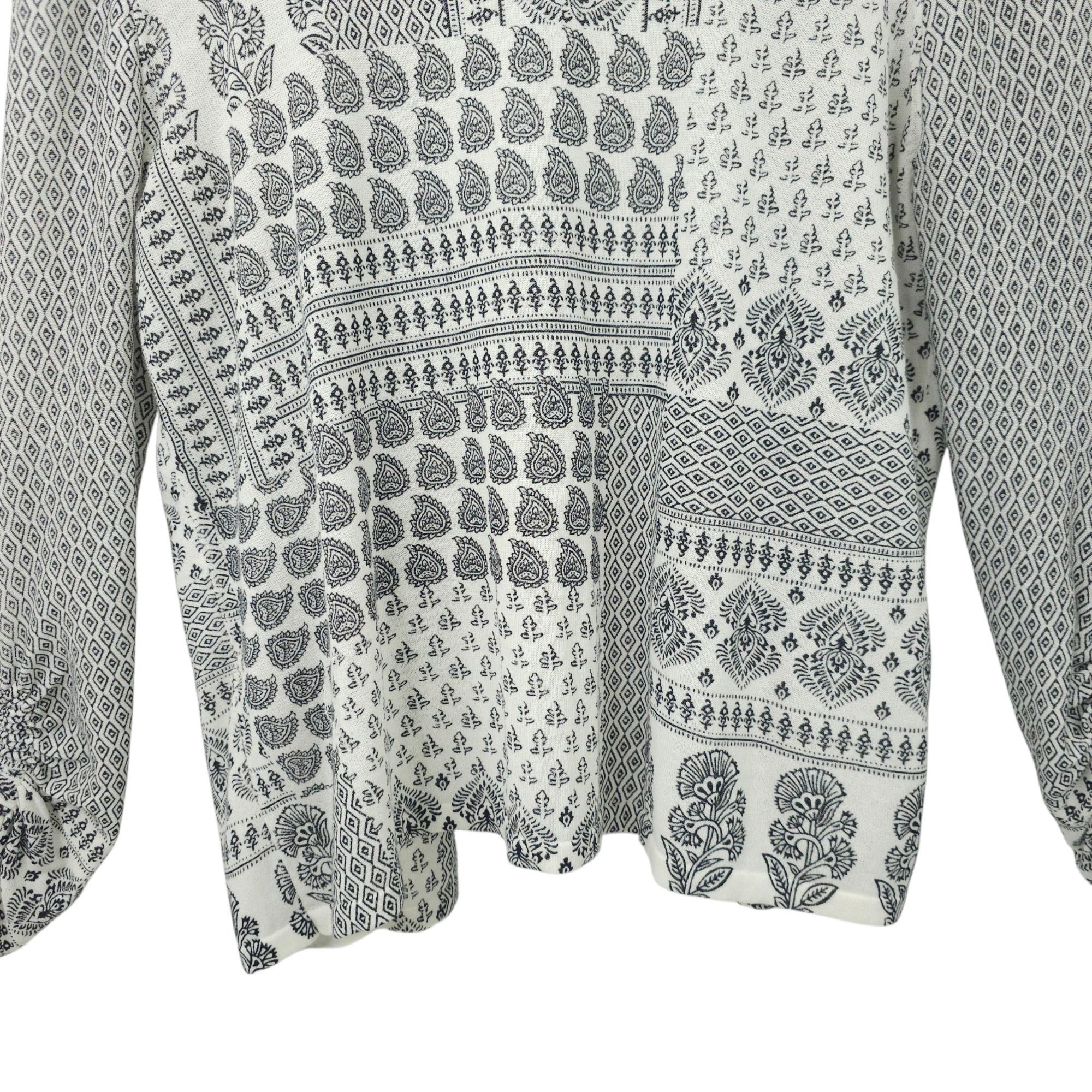 Chicos Chicos Open Front Cardigan Womens Size 2 US L Ruched Sleeve Size L / US 10 / IT 46 - 13 Thumbnail