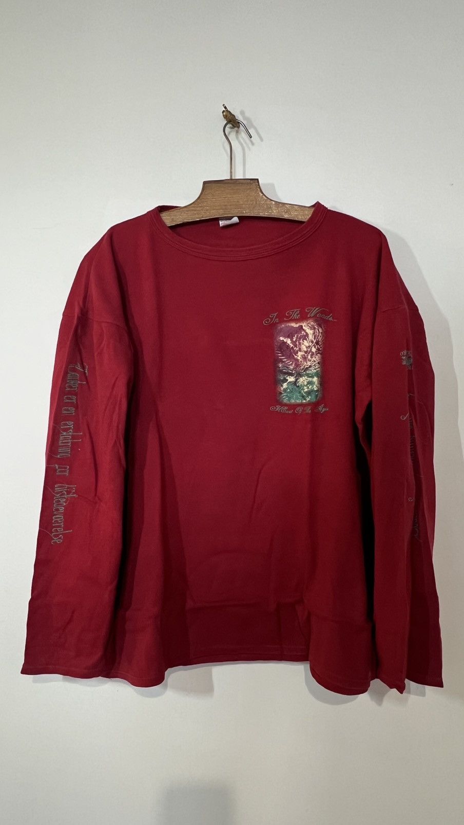 Band Tees Vintage 90s in the woods ... Heart of the Ages red shirt Size US L / EU 52-54 / 3 - 1 Thumbnail
