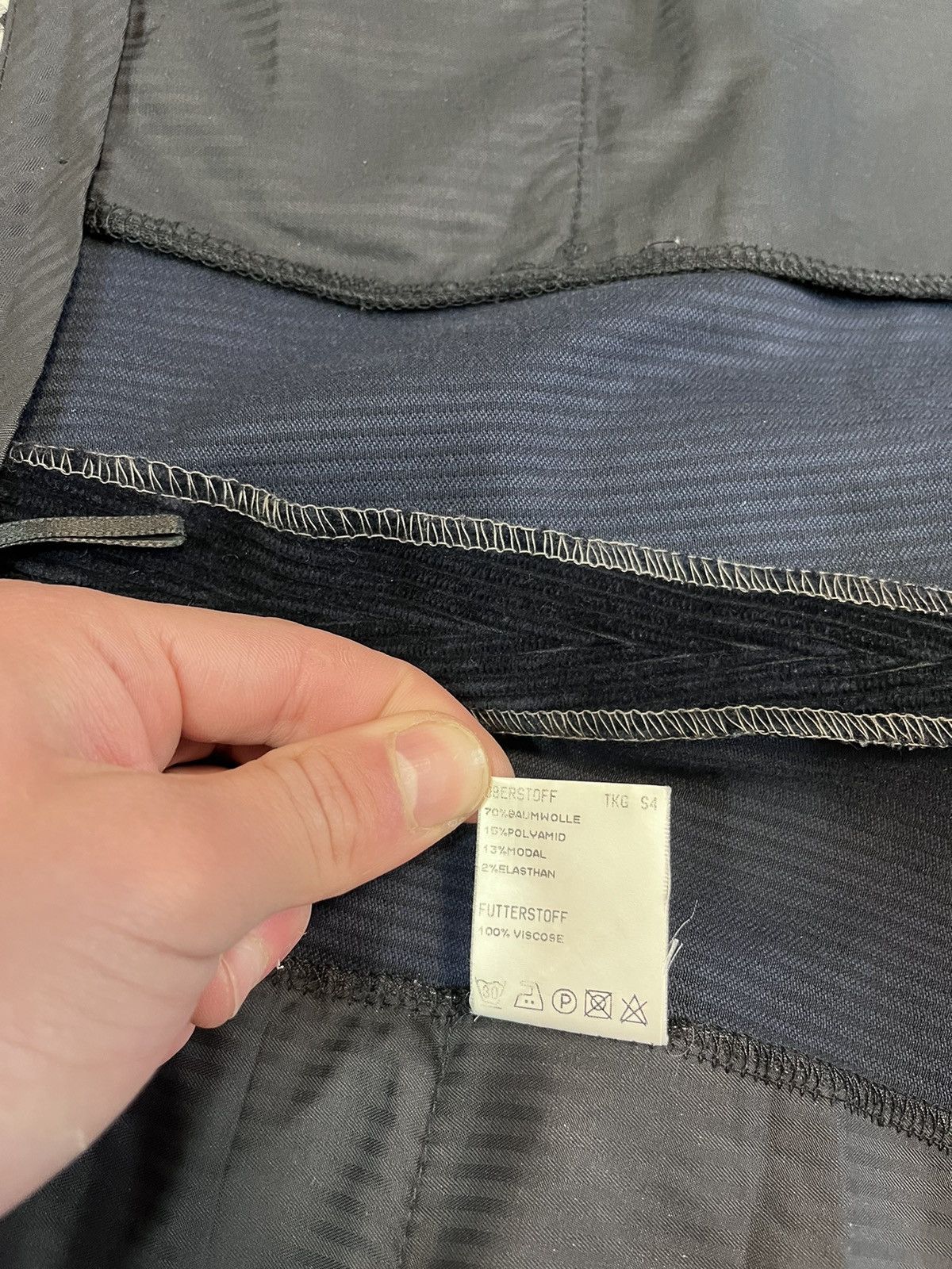 Burberry Burberry London Men’s Corduroy Pants Vintage Jeans Navy Blue Size US 36 / EU 52 - 11 Thumbnail