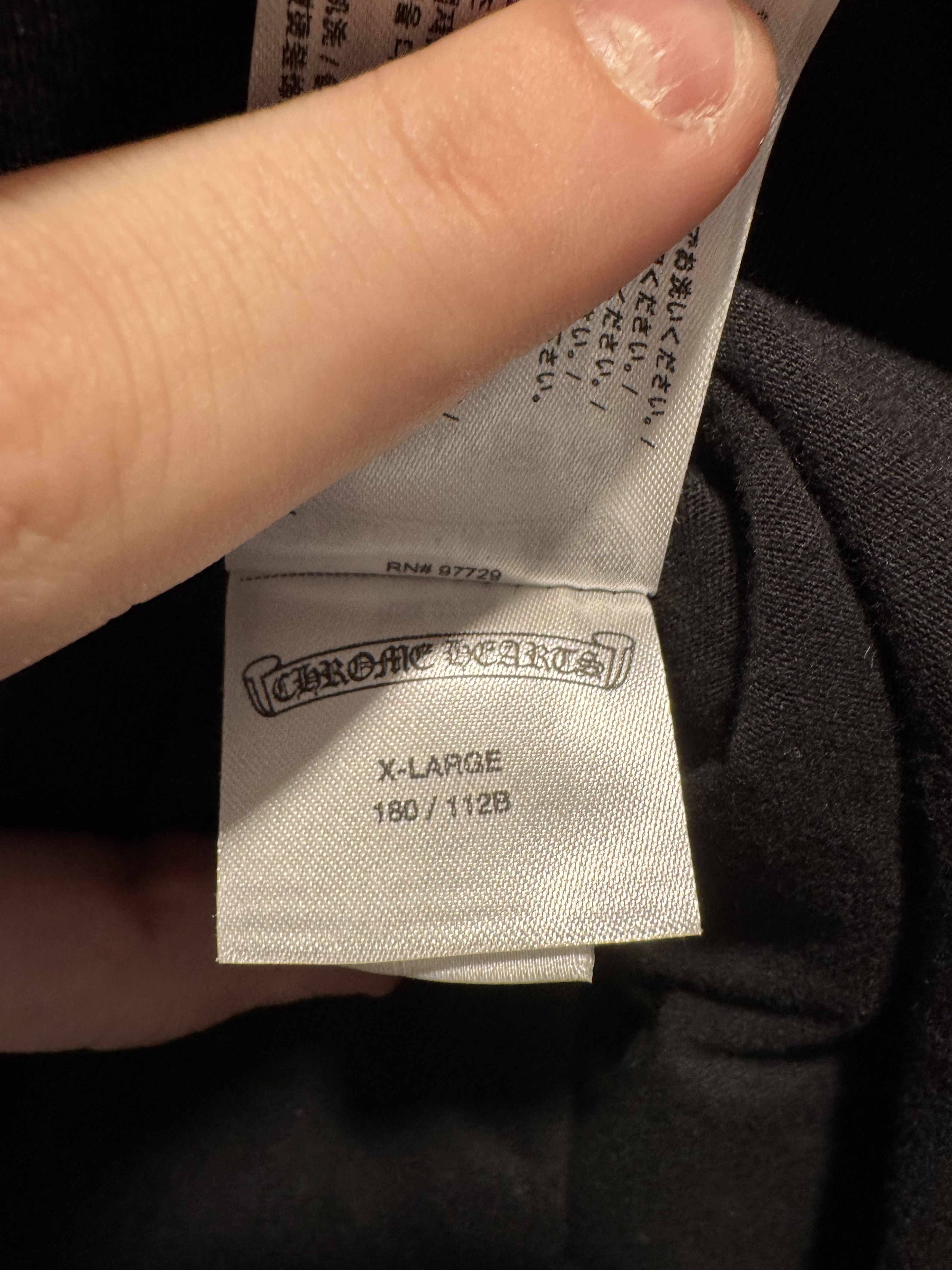 Chrome Hearts Chrome Hearts Blue Neck Spellout L/S Size US XL / EU 56 / 4 - 4 Thumbnail