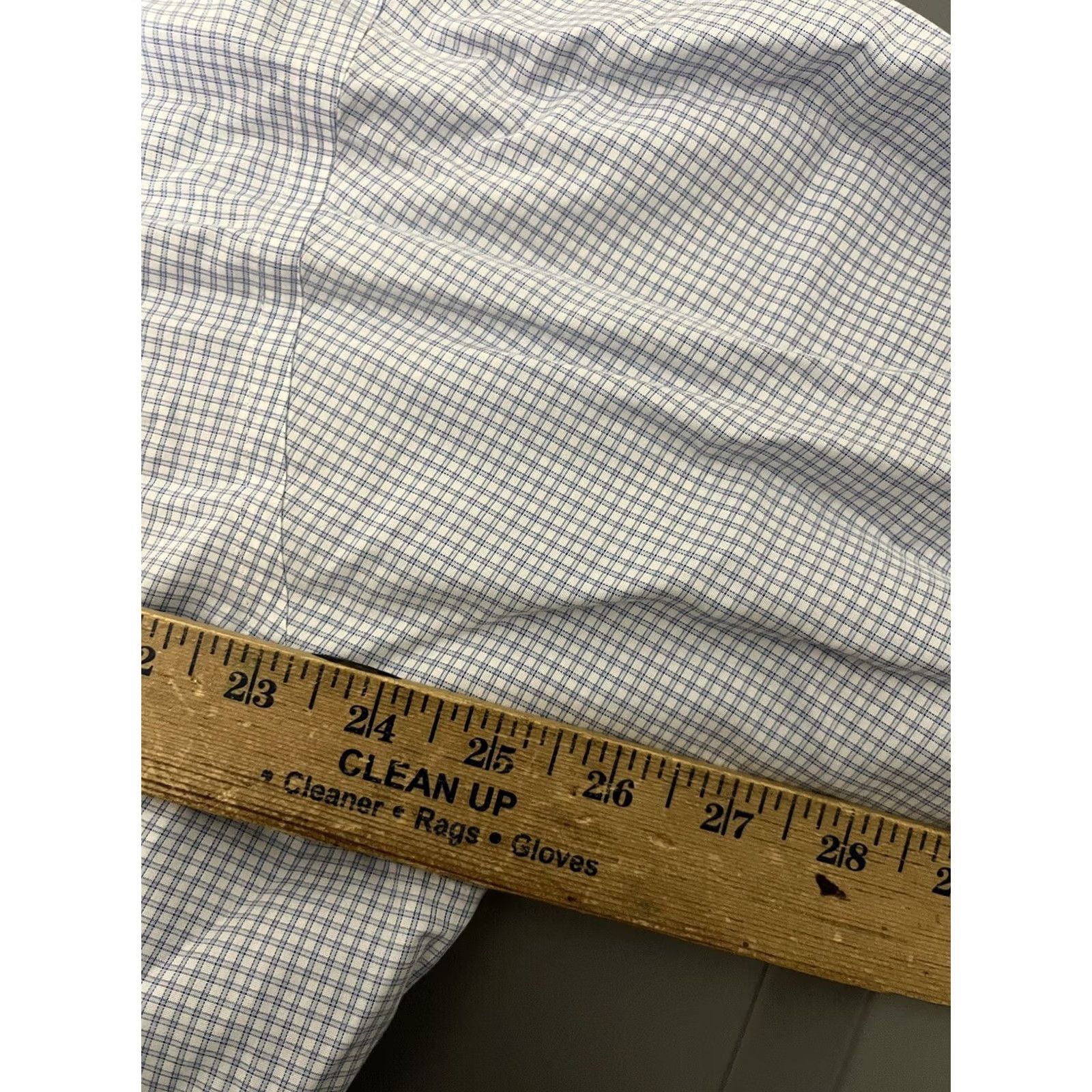 Brooks Brothers VINTAGE Brooks Brothers 346 Shirt Mens 17-4/5 Blue White Gingham Check L/S Size US XXL / EU 58 / 5 - 5 Thumbnail