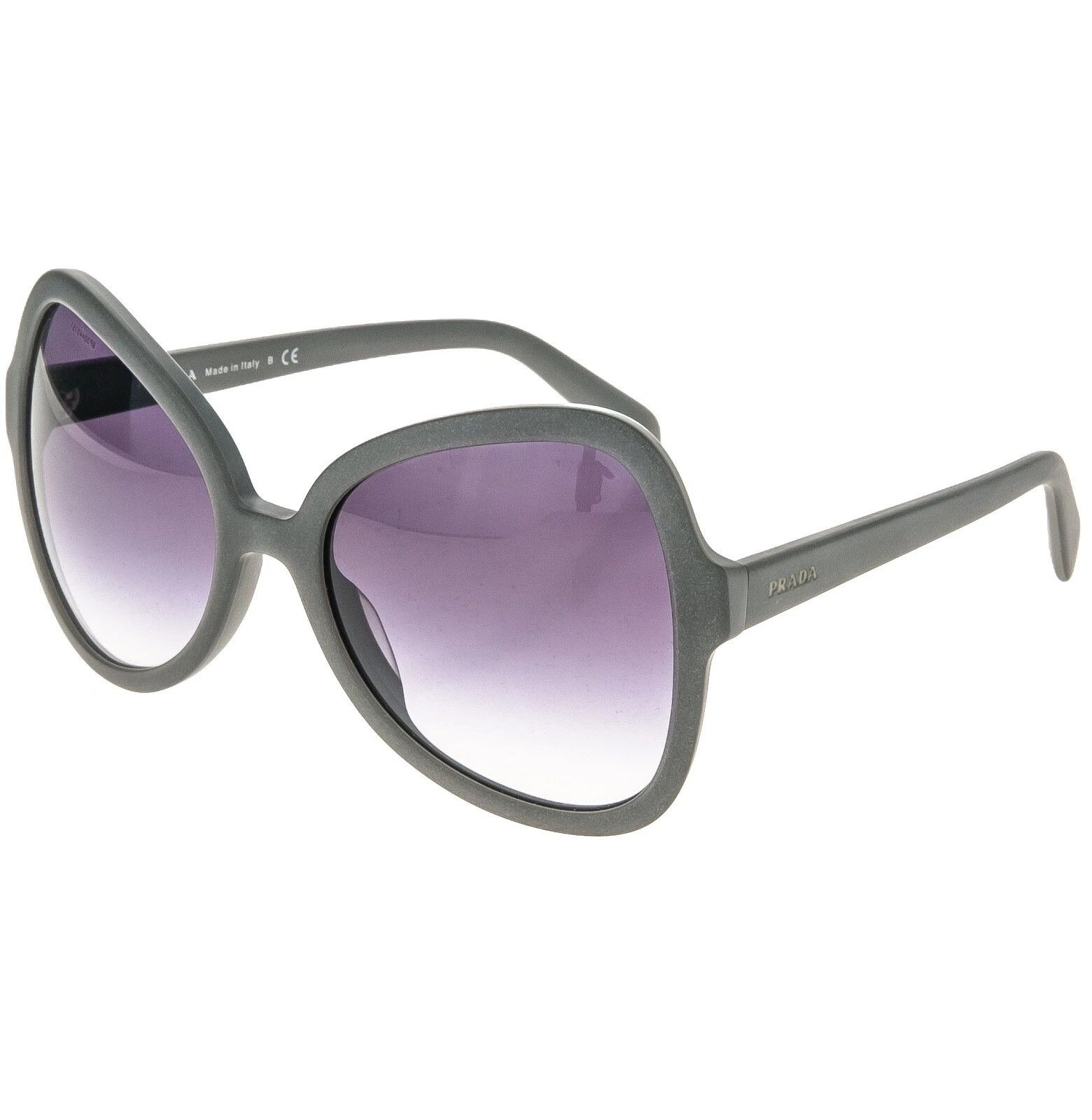Prada PRADA PR05SS SOFT POP 05S Triangle Matte Grey Violet 05SS Size ONE SIZE - 8 Thumbnail