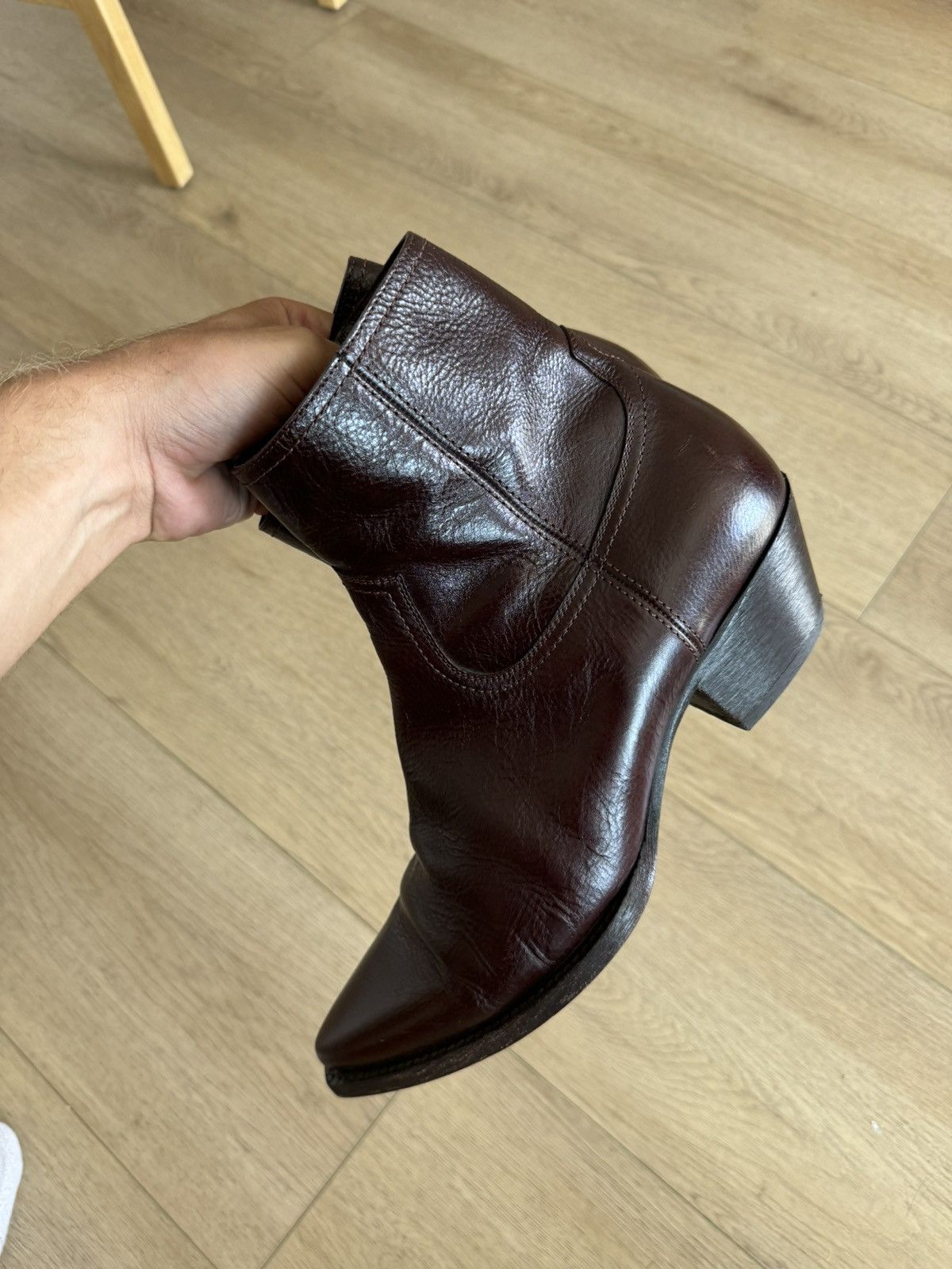 Saint Laurent Paris Leather Lukas boot Size US 11 / EU 44 - 1 Thumbnail