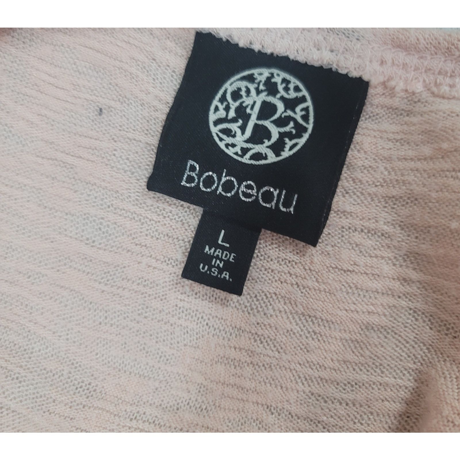 Other Bobeau Pink Blush Crisscross V Neck Slub Knit Tank Large Size L / US 10 / IT 46 - 4 Thumbnail