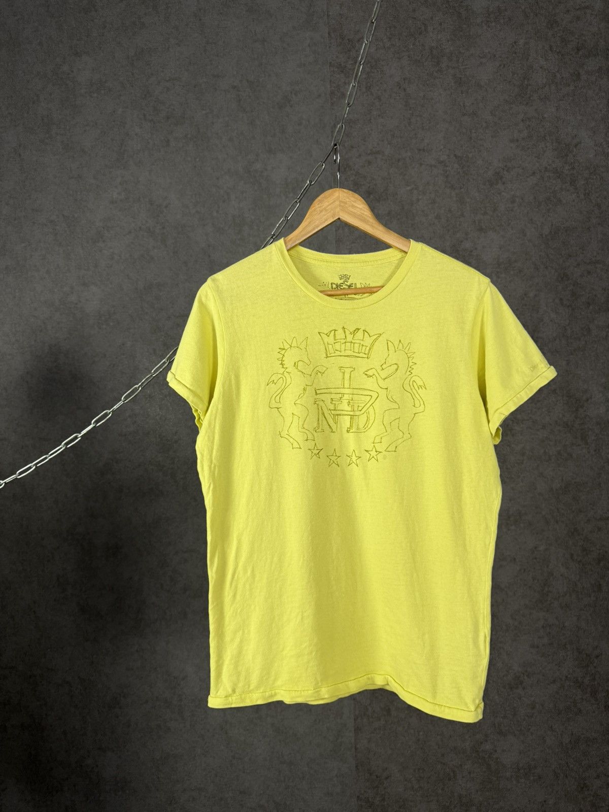Diesel Diesel vintage center logo tee Size US S / EU 44-46 / 1 - 1 Thumbnail