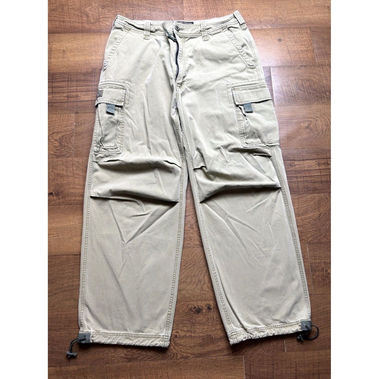 Abercrombie & Fitch VINTAGE Abercrombie & Fitch Pant Men XL Paratrooper Cargo Loose Straight Y2K baggy Size US 36 / EU 52 - 2 Thumbnail