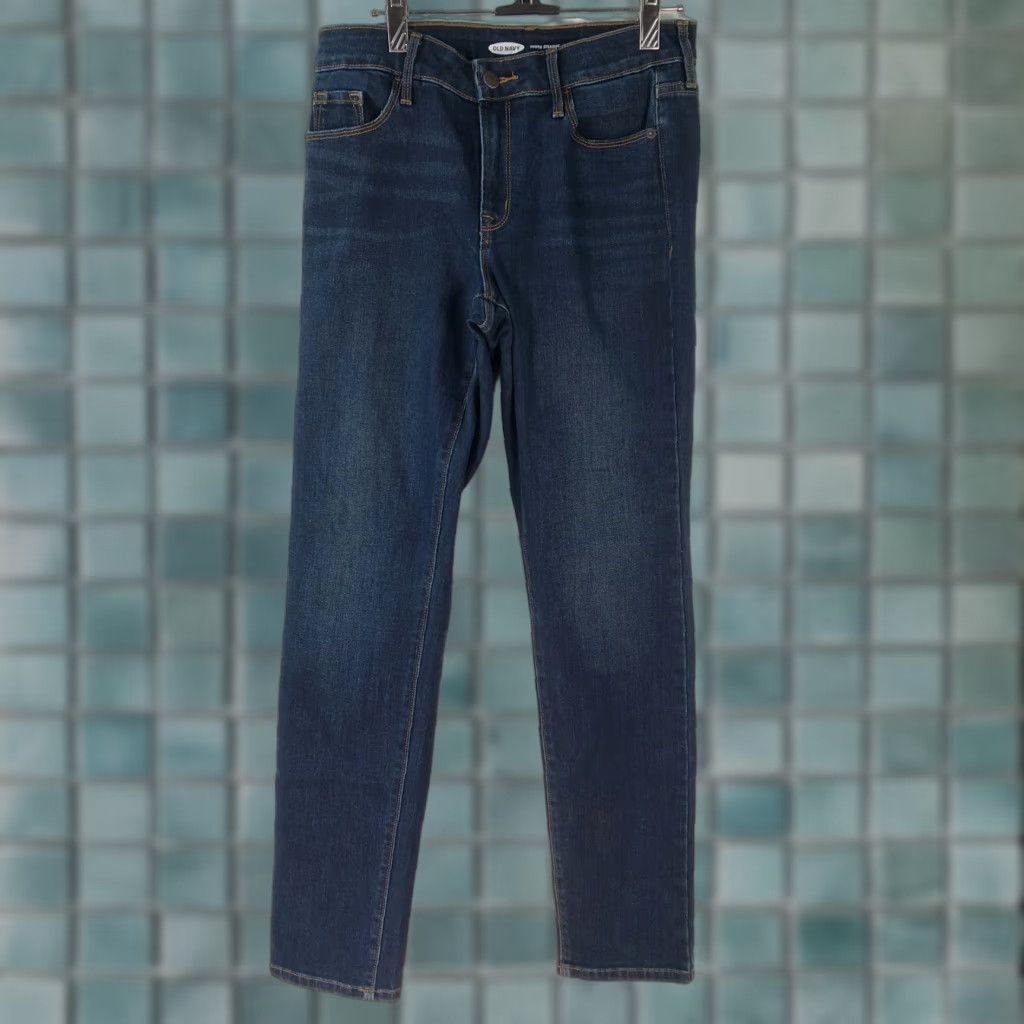 Vintage Women's Indigo Blue Maternity Jeans M 28X27 Size 28" / US 6 / IT 42 - 1 Thumbnail