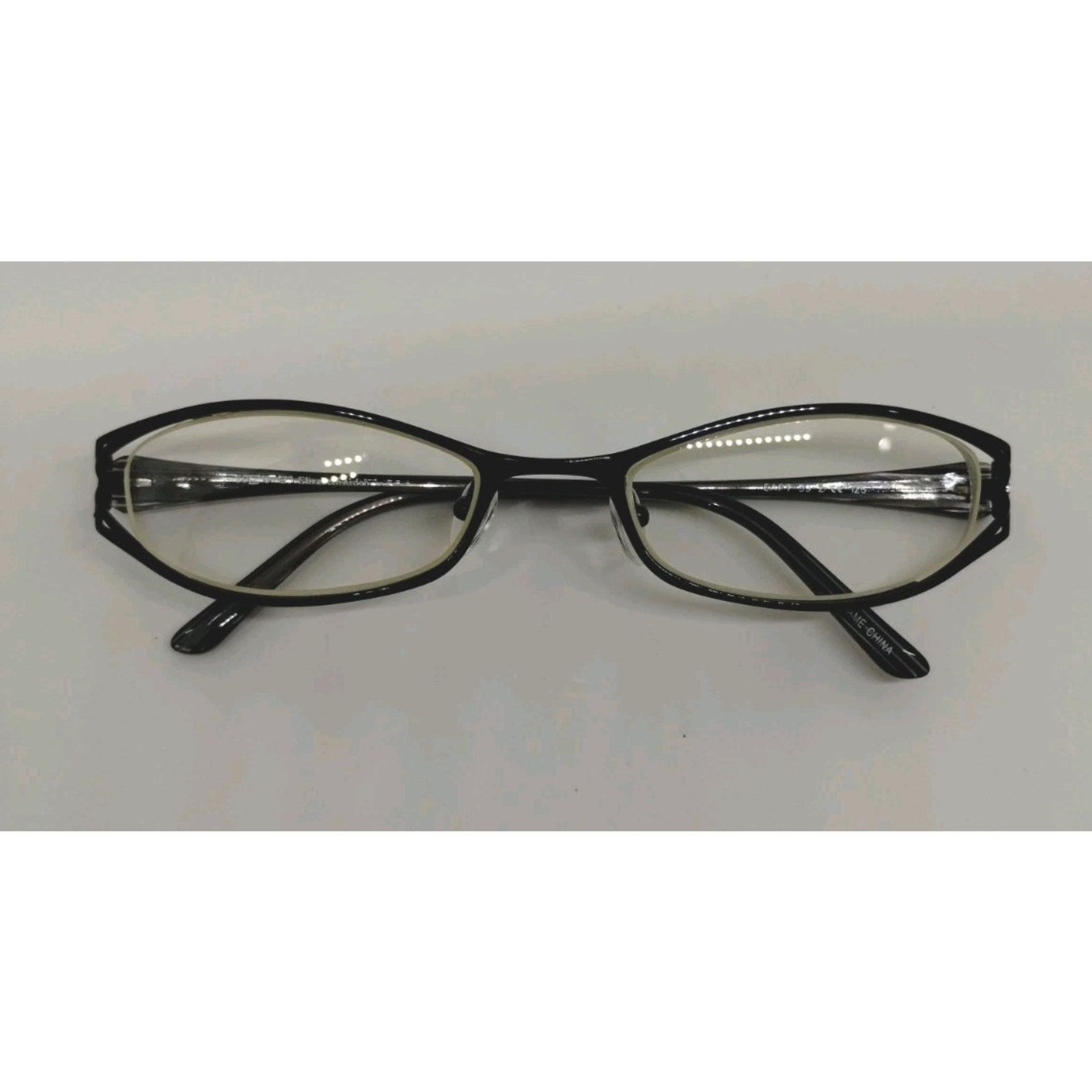 Vintage Elizabeth Arden Women Eyeglass Frames EAPT-59-2 Black Metal Size ONE SIZE - 1 Thumbnail