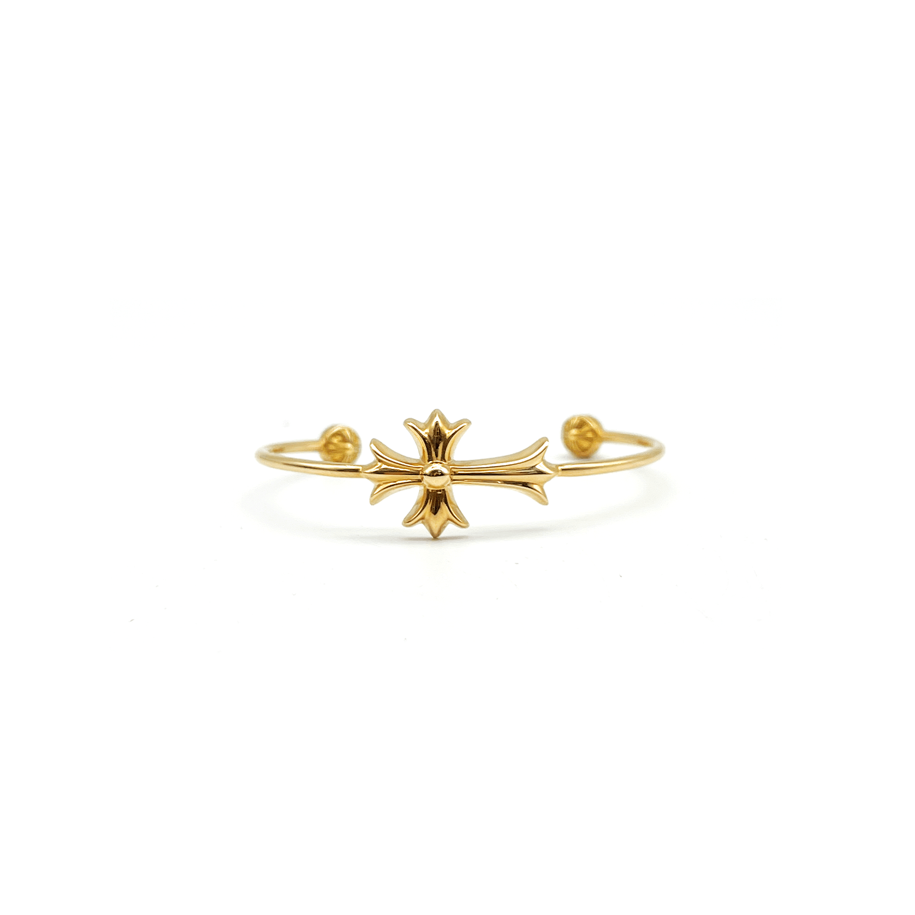 Chrome Hearts Chrome Hearts 22K Gold Cross Bracelet Size ONE SIZE - 1 Thumbnail