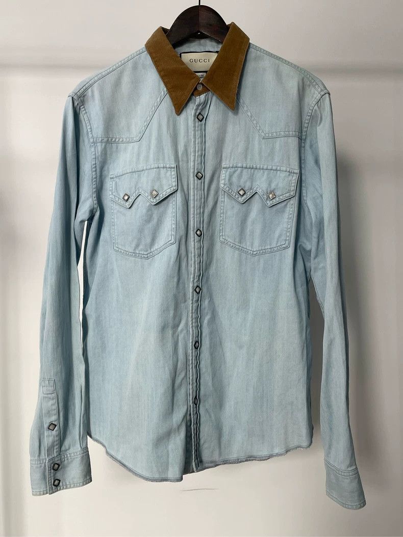 Gucci Gucci Cat embroidered shirt jacket 2501-Nextarrow Size US M / EU 48-50 / 2 - 1 Thumbnail