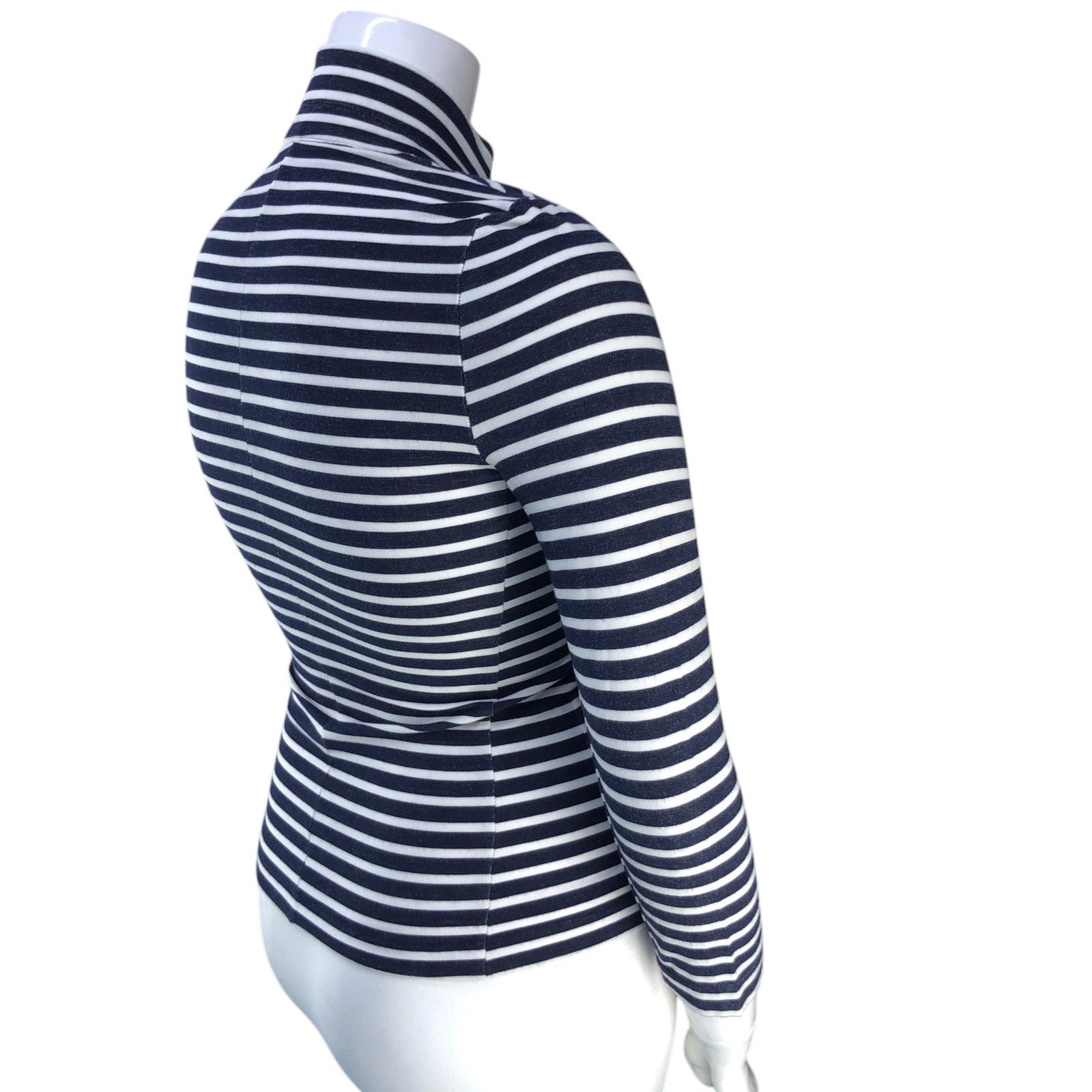 MAJESTIC FILATURES Majestic Filatures Size 2 US M Blazer Soft Touch Striped Size M / US 6-8 / IT 42-44 - 8 Thumbnail