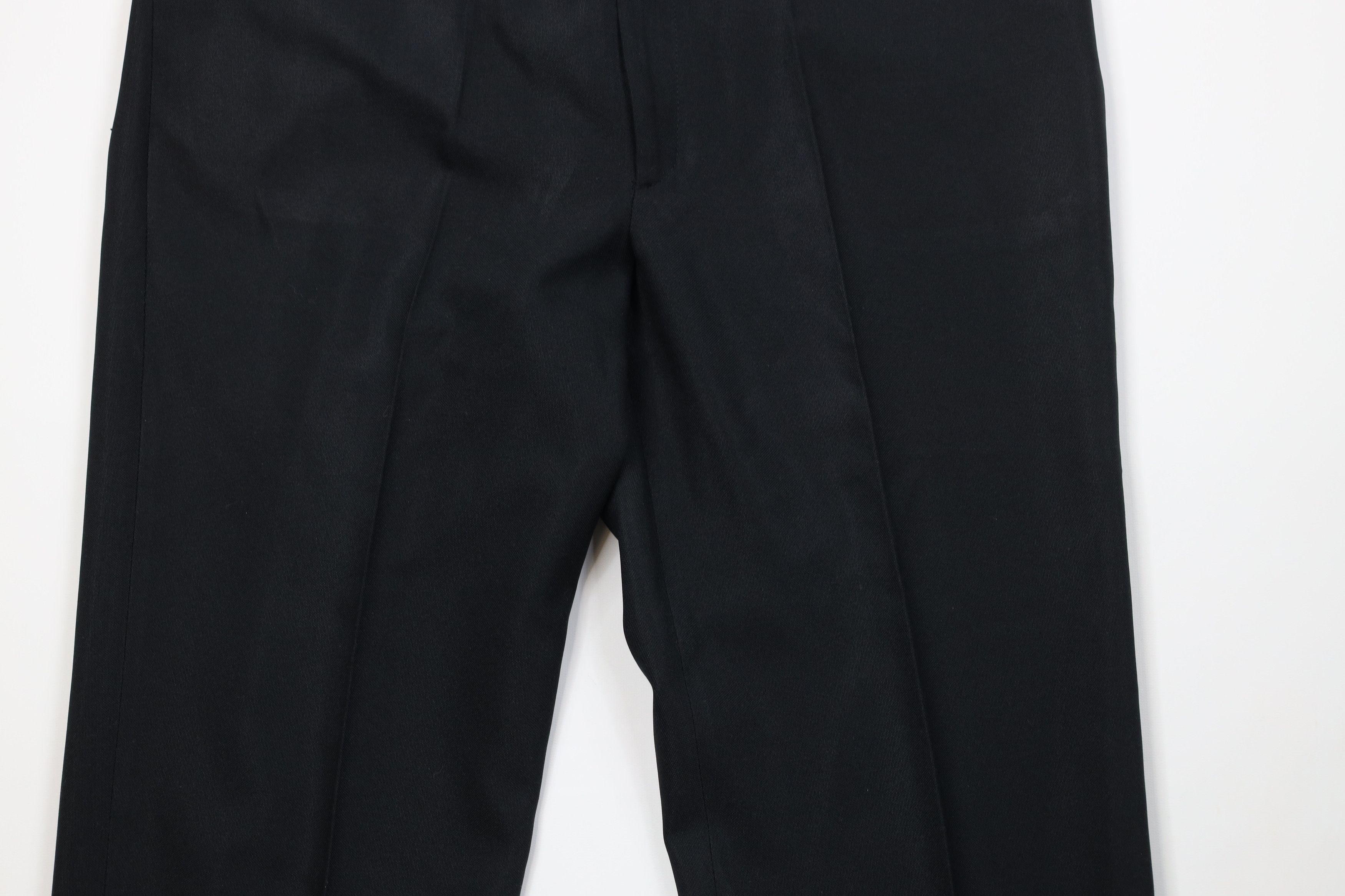 Vintage Vintage 70s Streetwear Flared Chino Pants Trousers Black USA Size US 38 / EU 54 - 3 Thumbnail