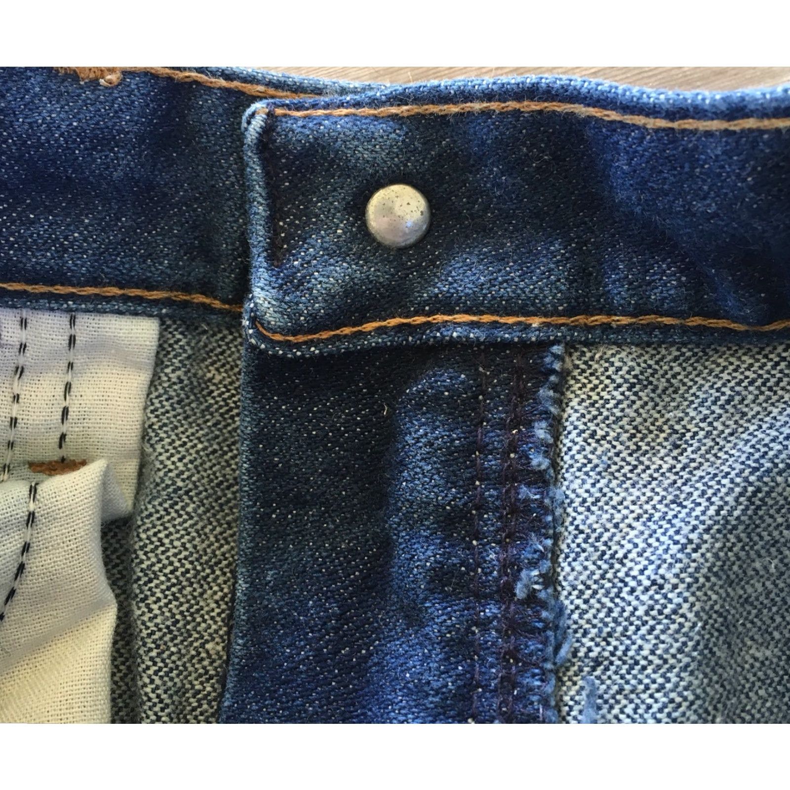 Wrangler VINTAGE Wrangler Jeans Western Cowboy Made In USA 13MWZ 32 X 31 Measure 30 X 31 Jeans Blue Wrangler 32 Inseam 31 Mens Size US 30 / EU 46 - 5 Thumbnail