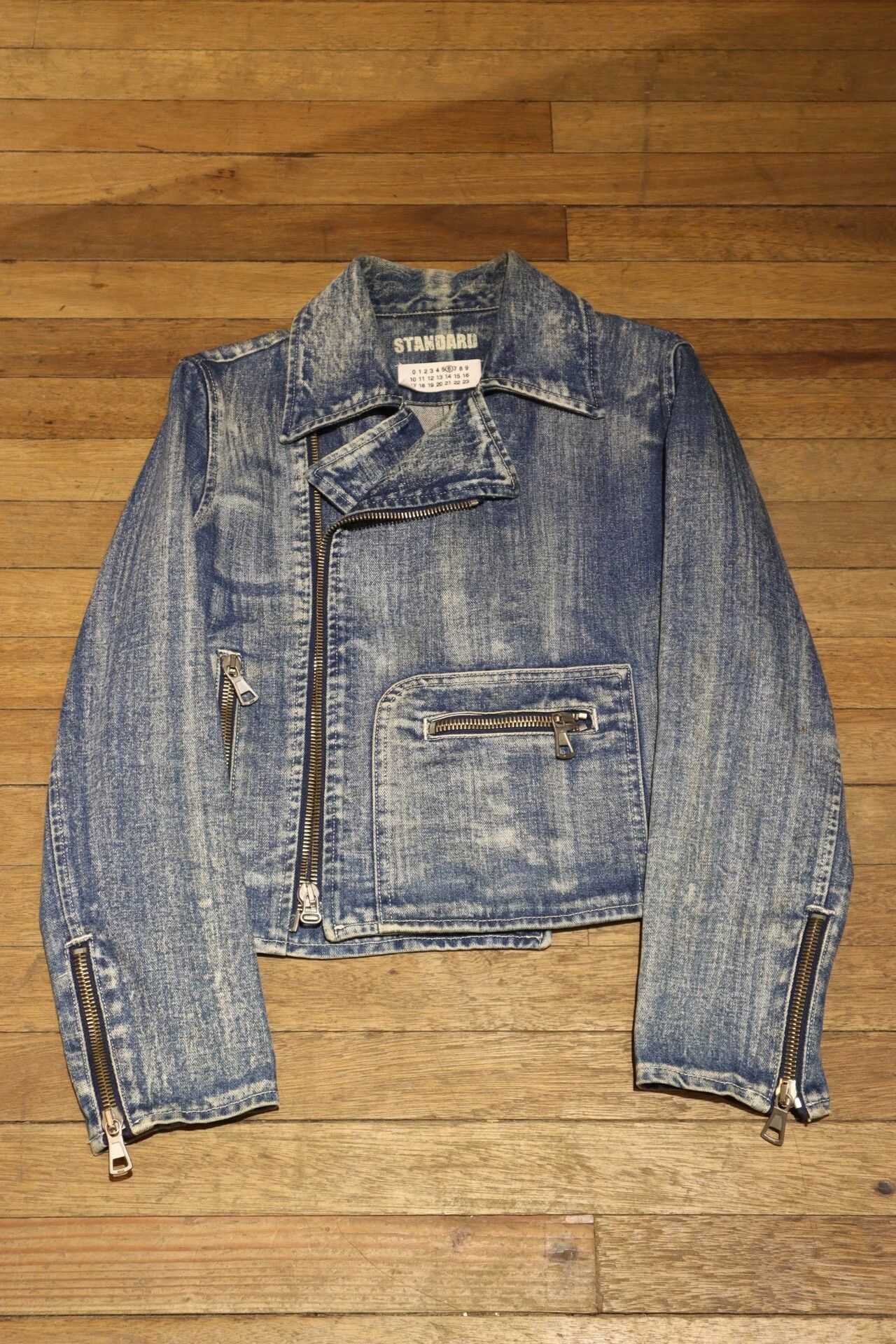 Maison Margiela Maison Martin Margiela Biker Denim Jacket Size S / US 4 / IT 40 - 1 Thumbnail