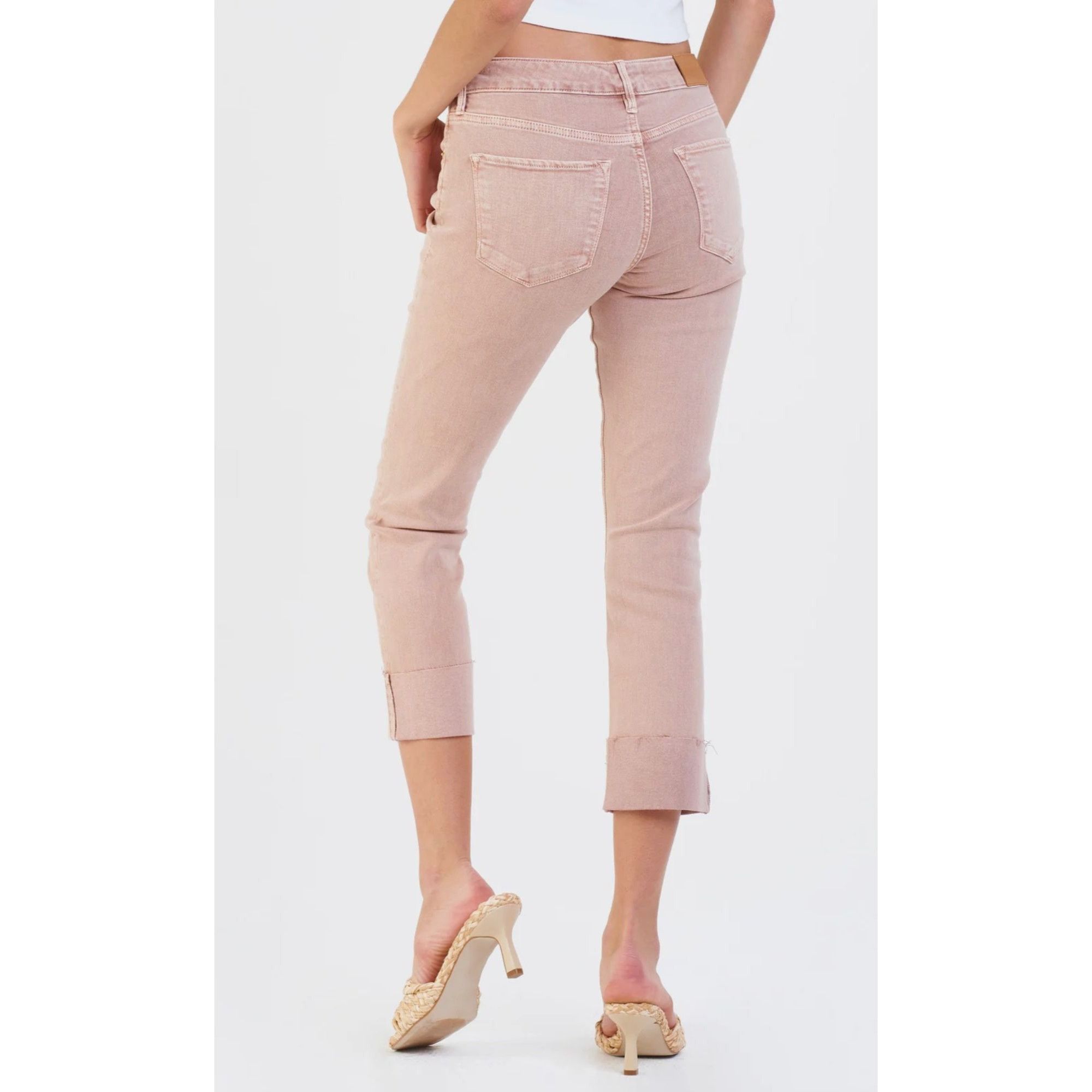 Other Dear John Blaire High Rise Cuffed Straight Jeans in Rose Dus Size 27" / US 4 / IT 40 - 5 Thumbnail