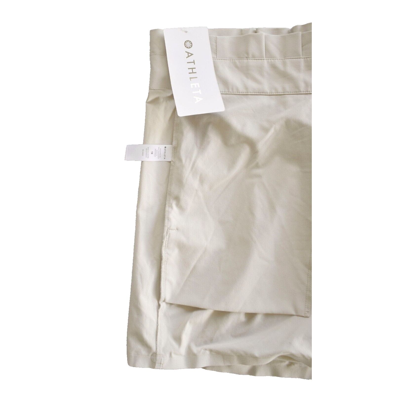 Athleta NWT ATHLETA Grey Abalone Stretch Belted Skyline Short 18 $59 Size 40" / US 18 - 5 Thumbnail