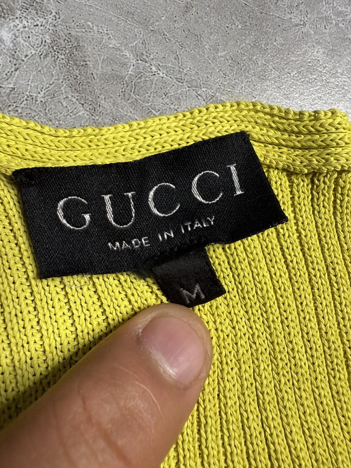 Gucci Gucci By Tom ford S/S 96 Exposed V Neck Knit Top Size M / US 6-8 / IT 42-44 - 7 Thumbnail