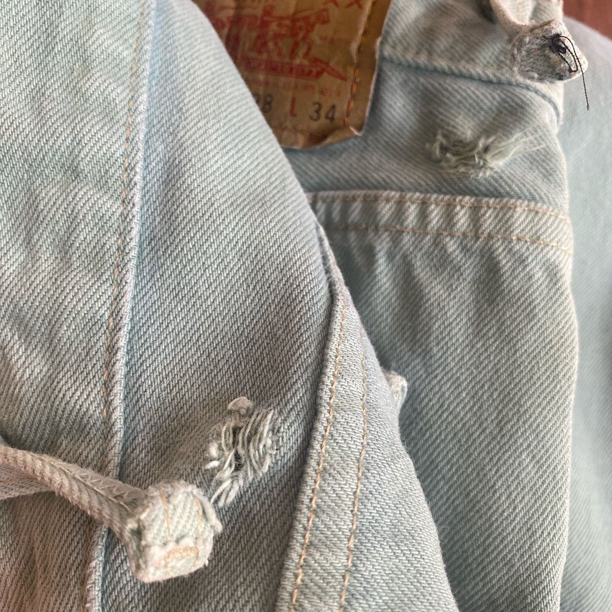 Levi's × Vintage Vintage Levi’s 501 in seafoam 80s-90s Size US 38 / EU 54 - 6 Thumbnail